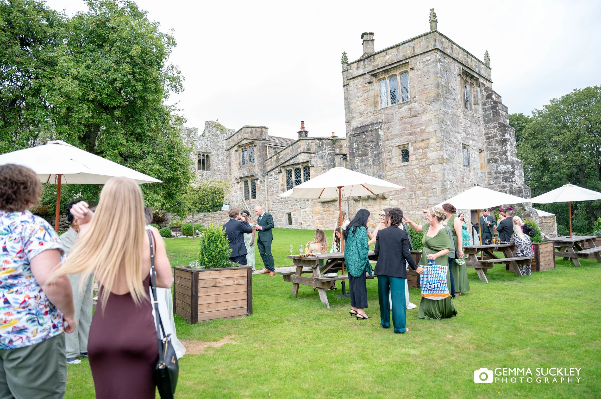 wedding guest at barden tower