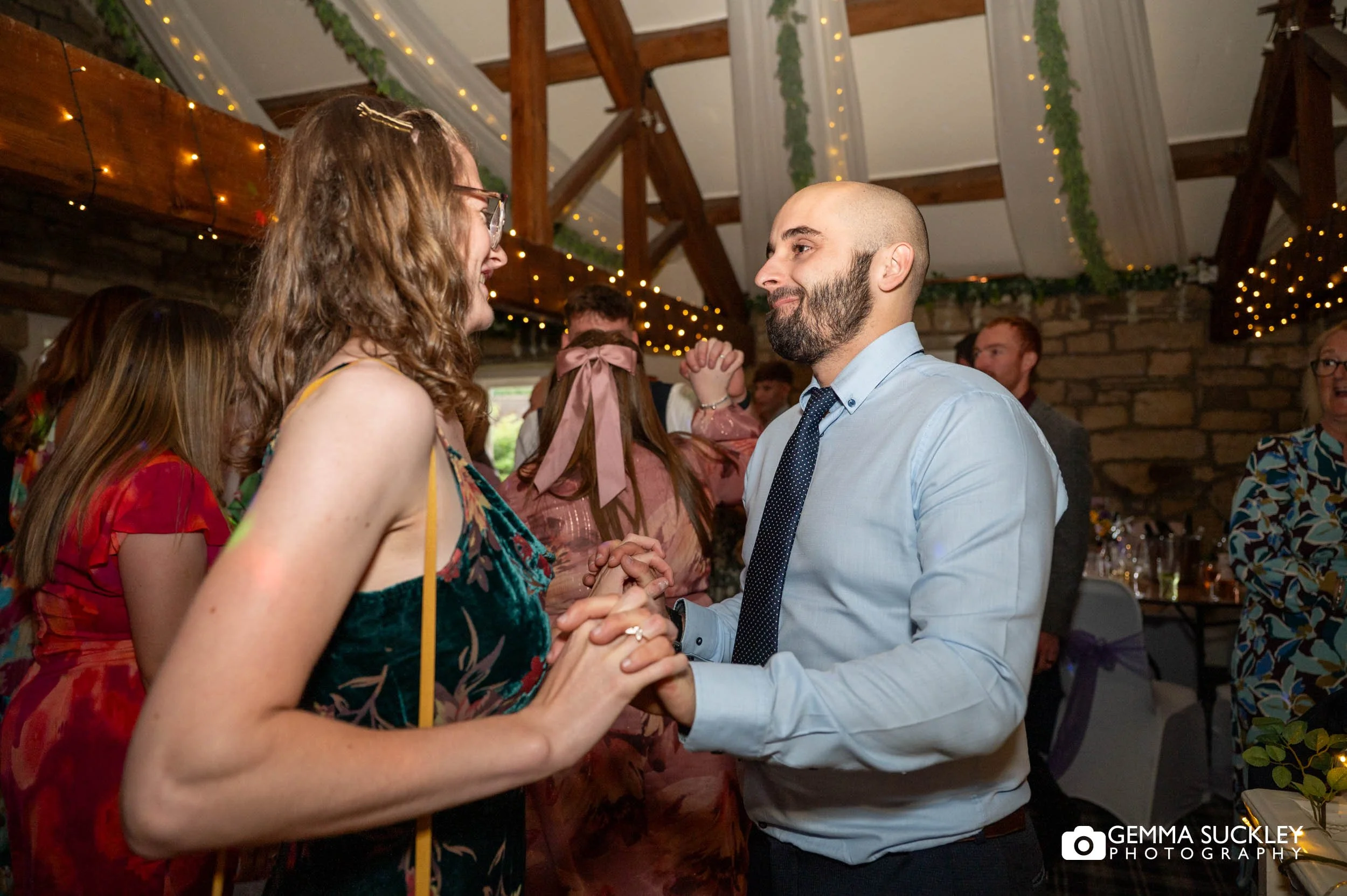 the old barn in esholt wedding guests