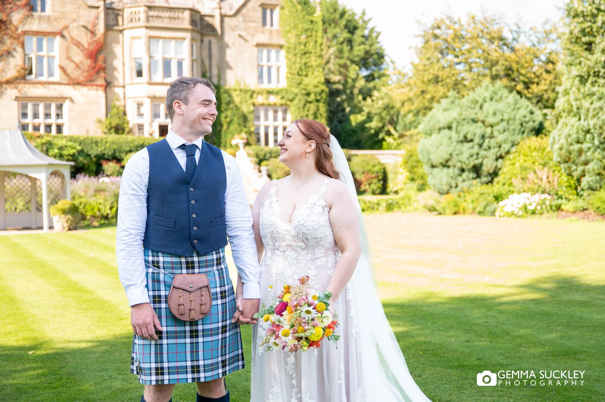 newly-weds at the falcon manor in settle