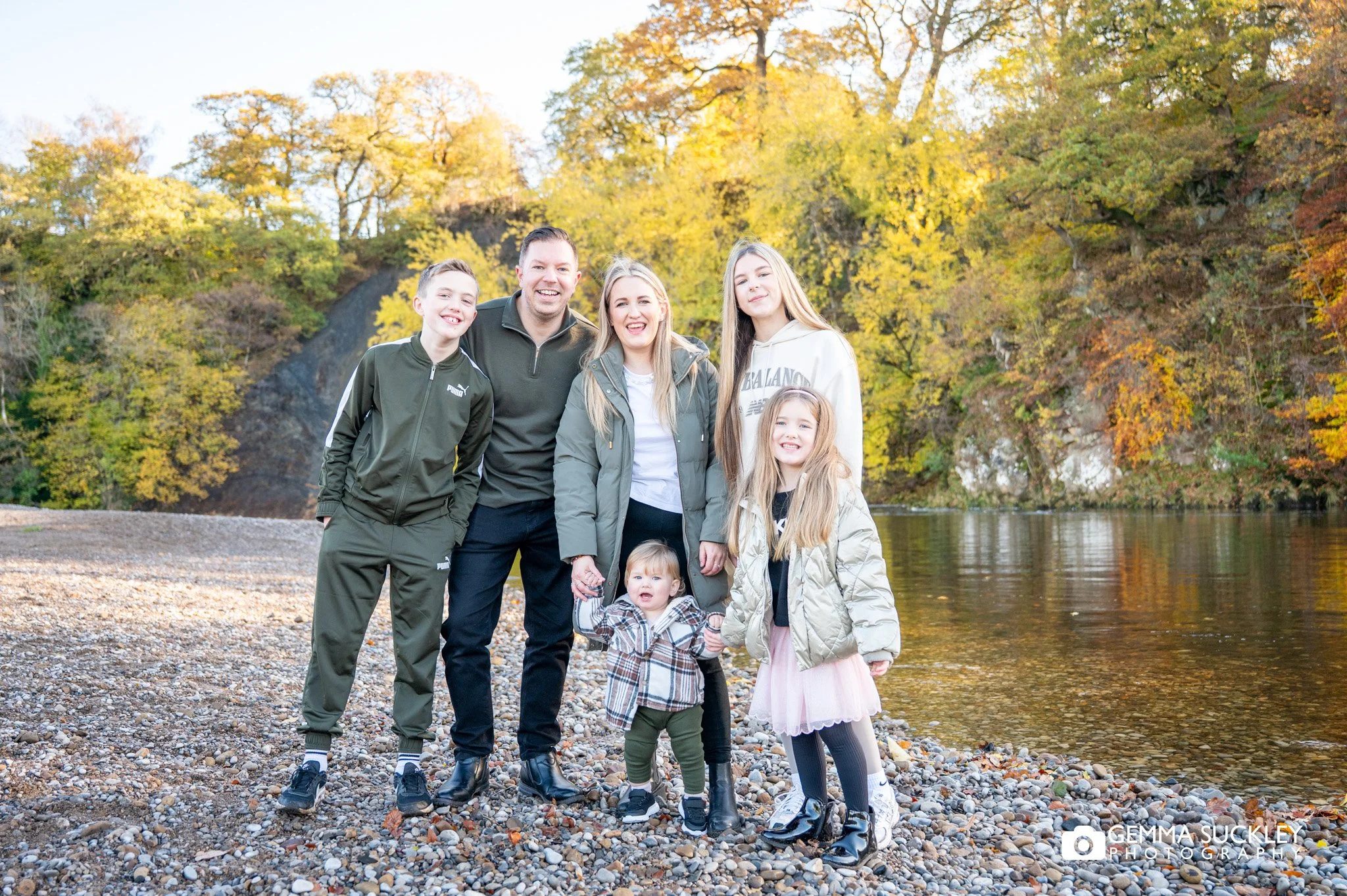 family photo at bolton abbey