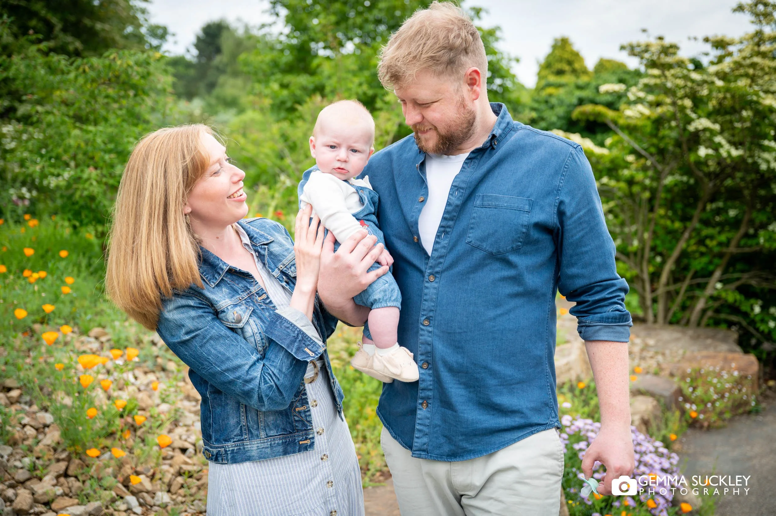 family photo at golden acre park