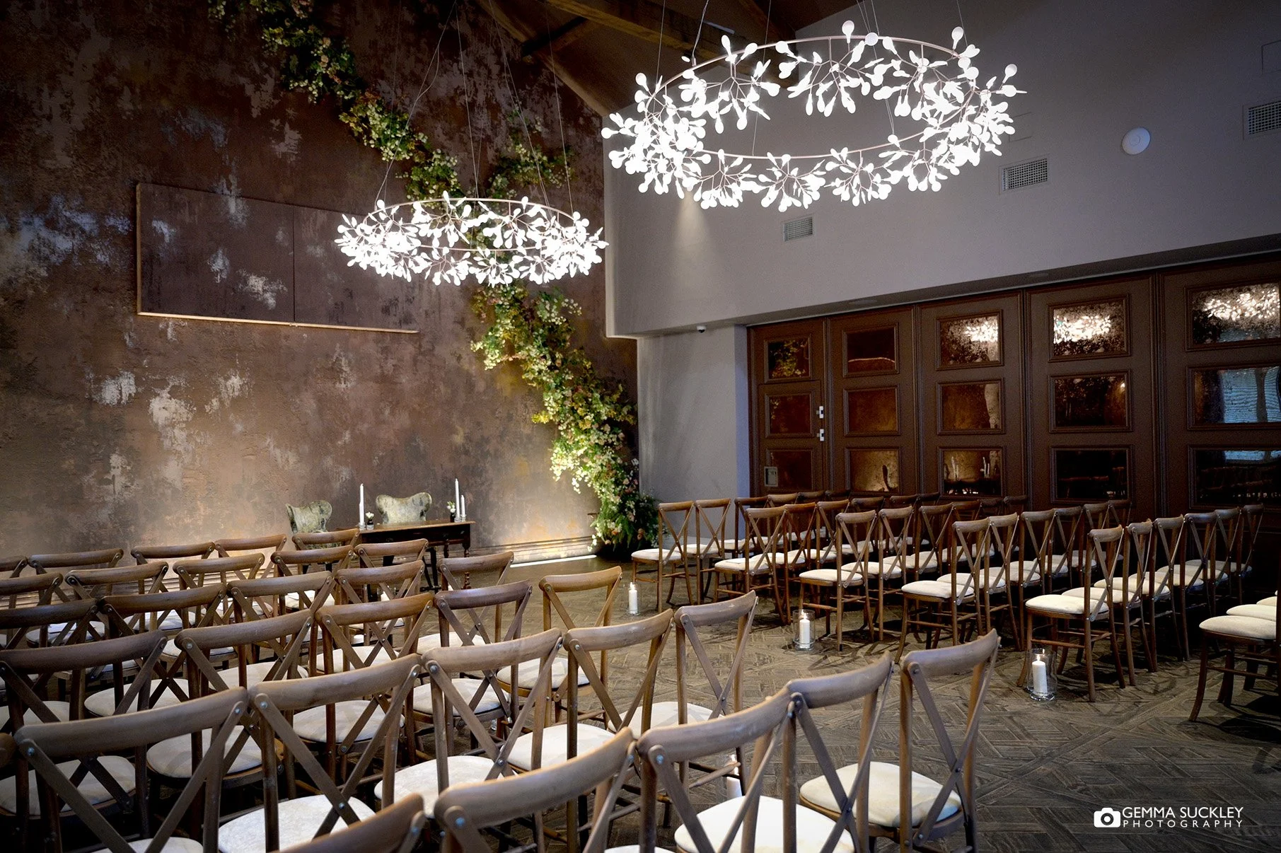 the ceremony room at Manor House Lindley 