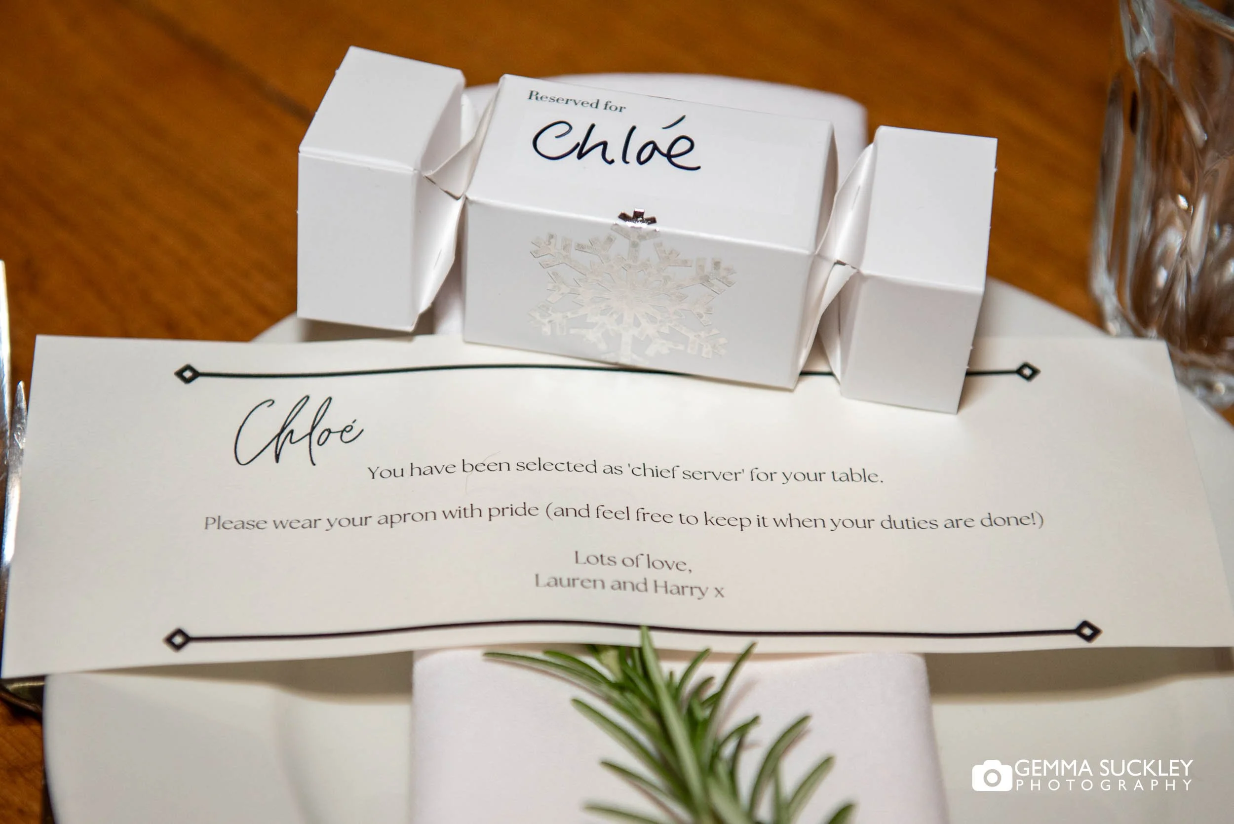 table detail at the tithe barn bolton abbey