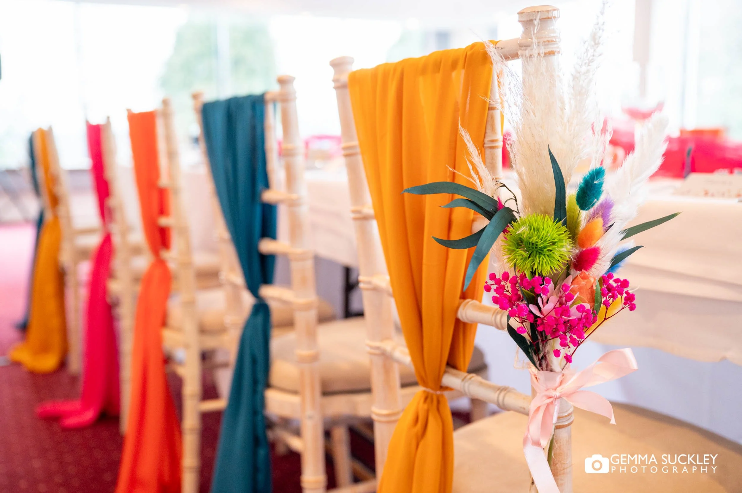 the craiglands hotel wedding breakfast table detail