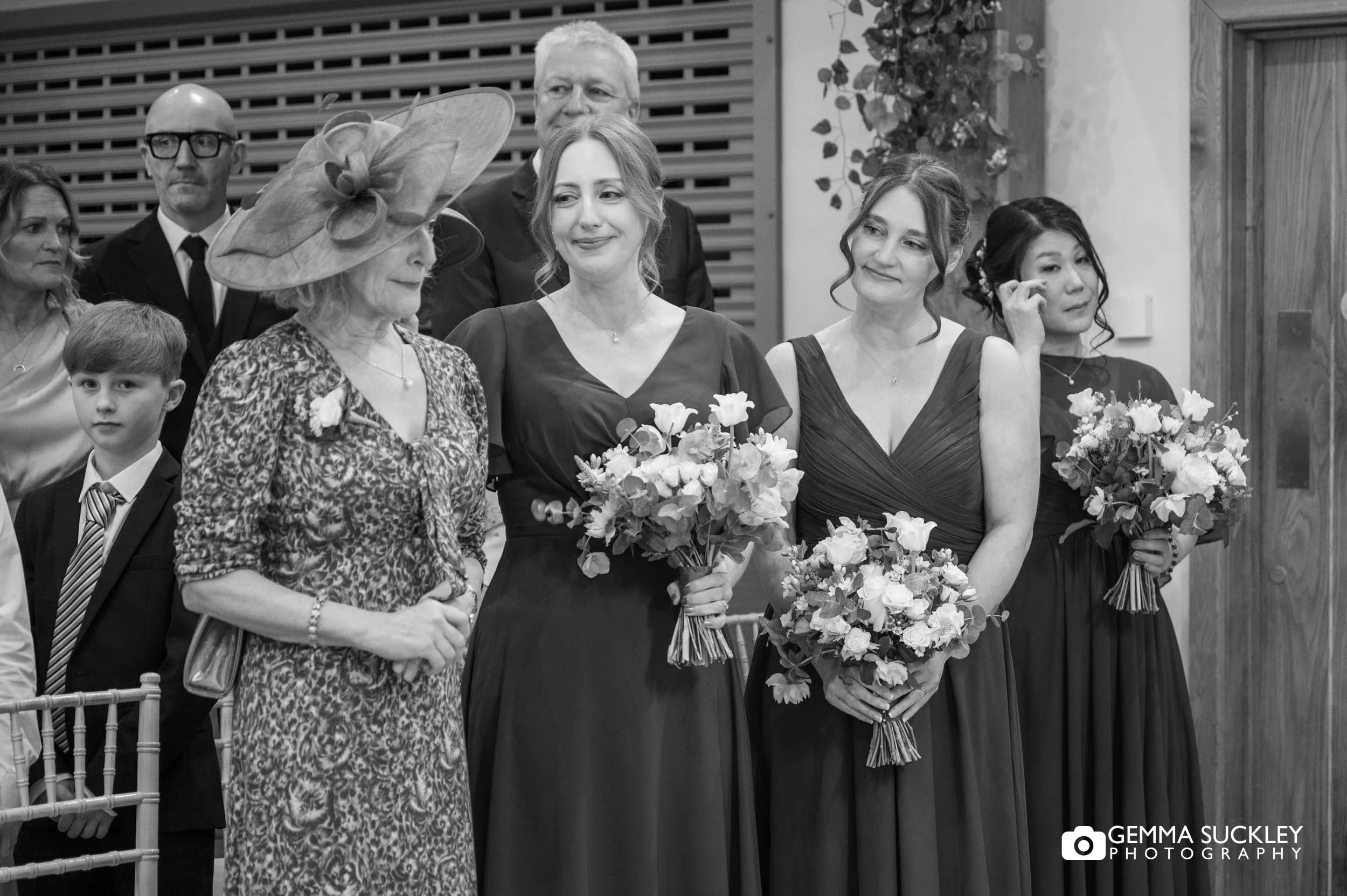 Emotional wedding ceremony at The Gamekeeper’s Inn in the Yorkshire Dales