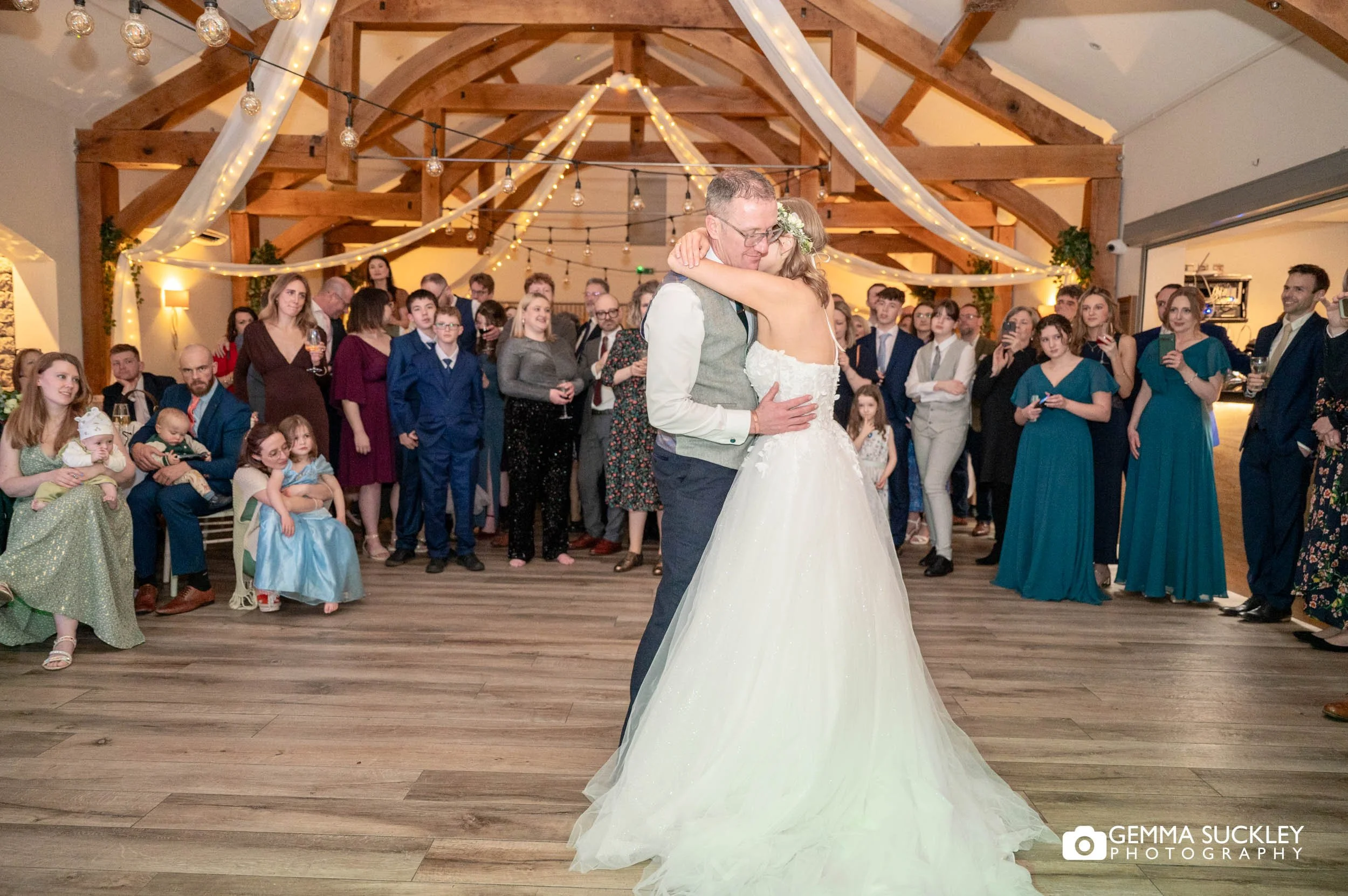 First dance to Into My Arms at The Gamekeeper’s Inn wedding