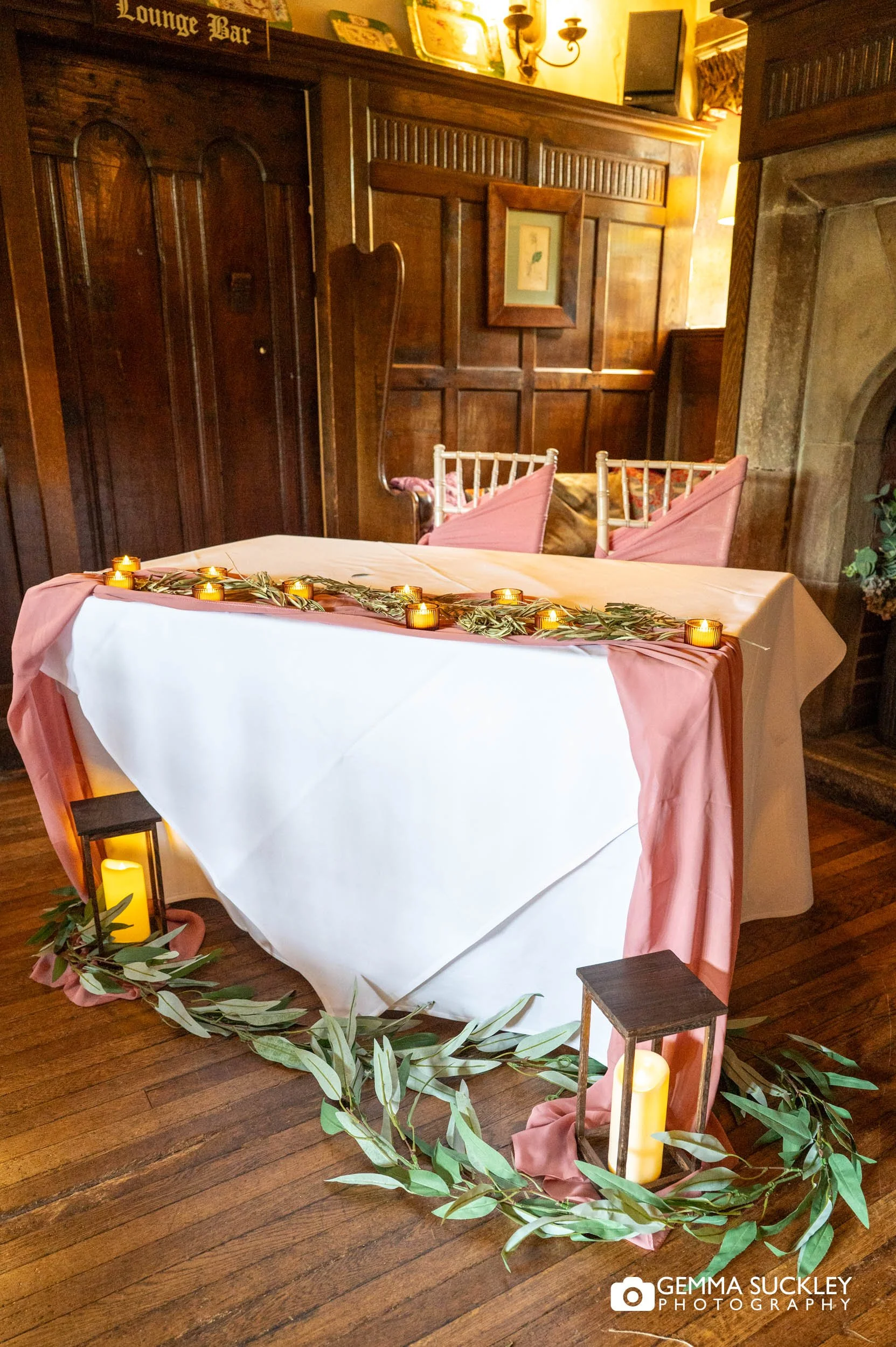the ceremony room at holdswoth house