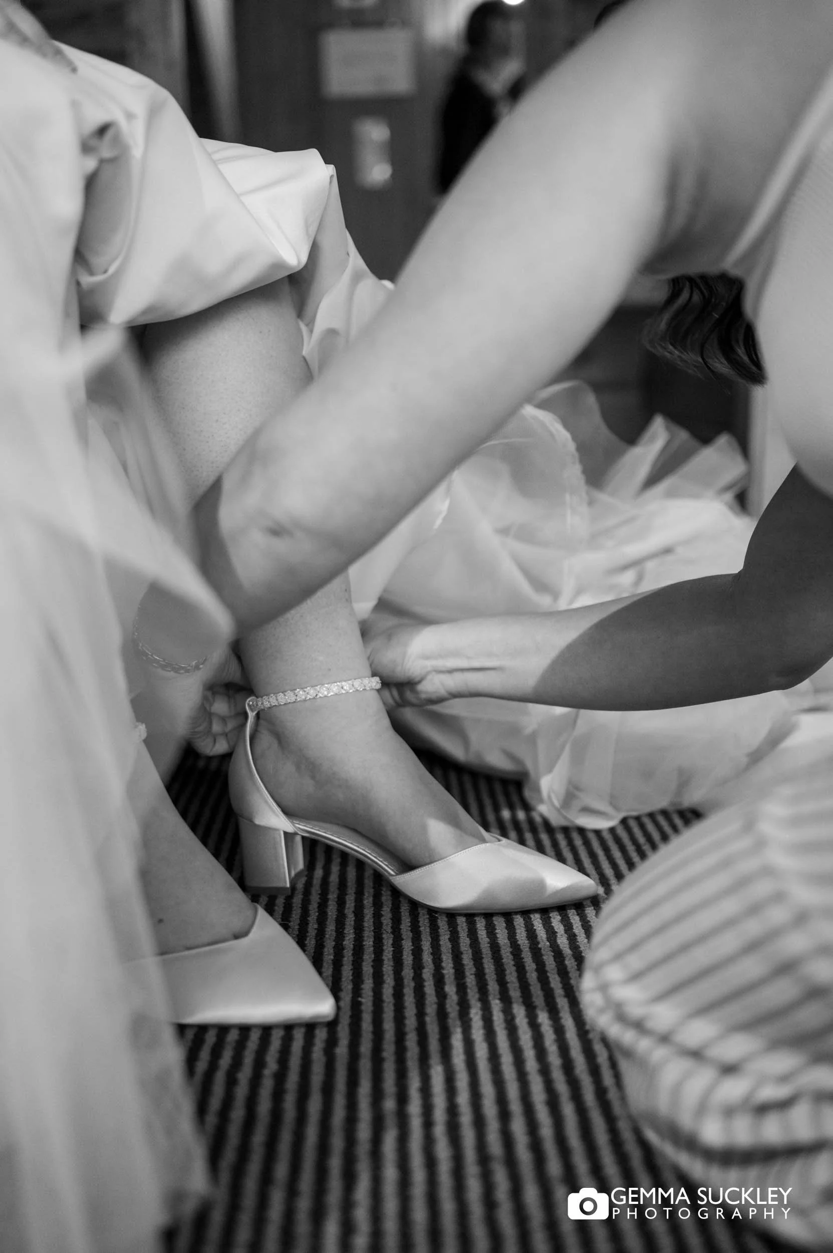 edding details laid out before the ceremony begins