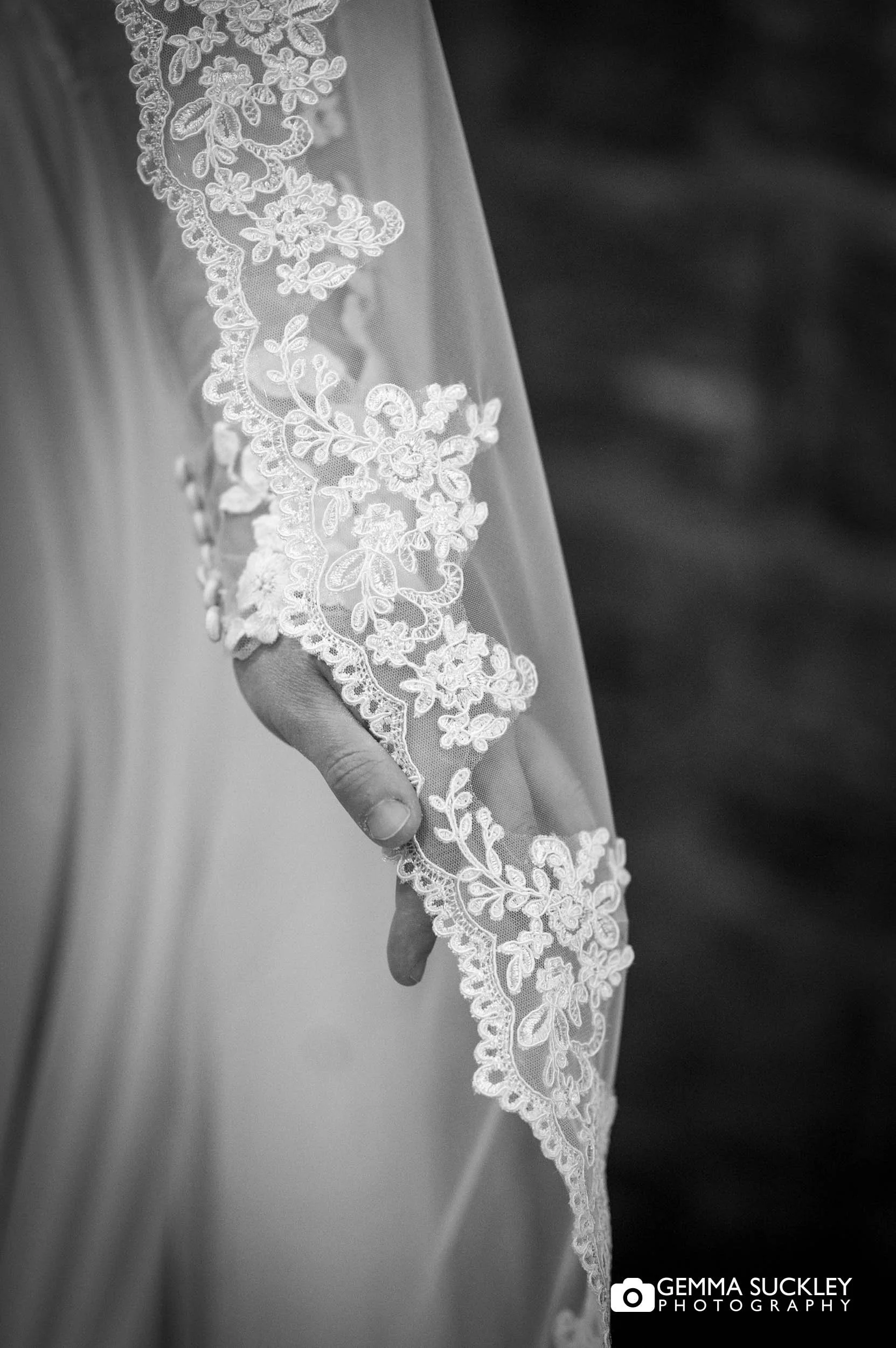 wedding dress sleeve detail