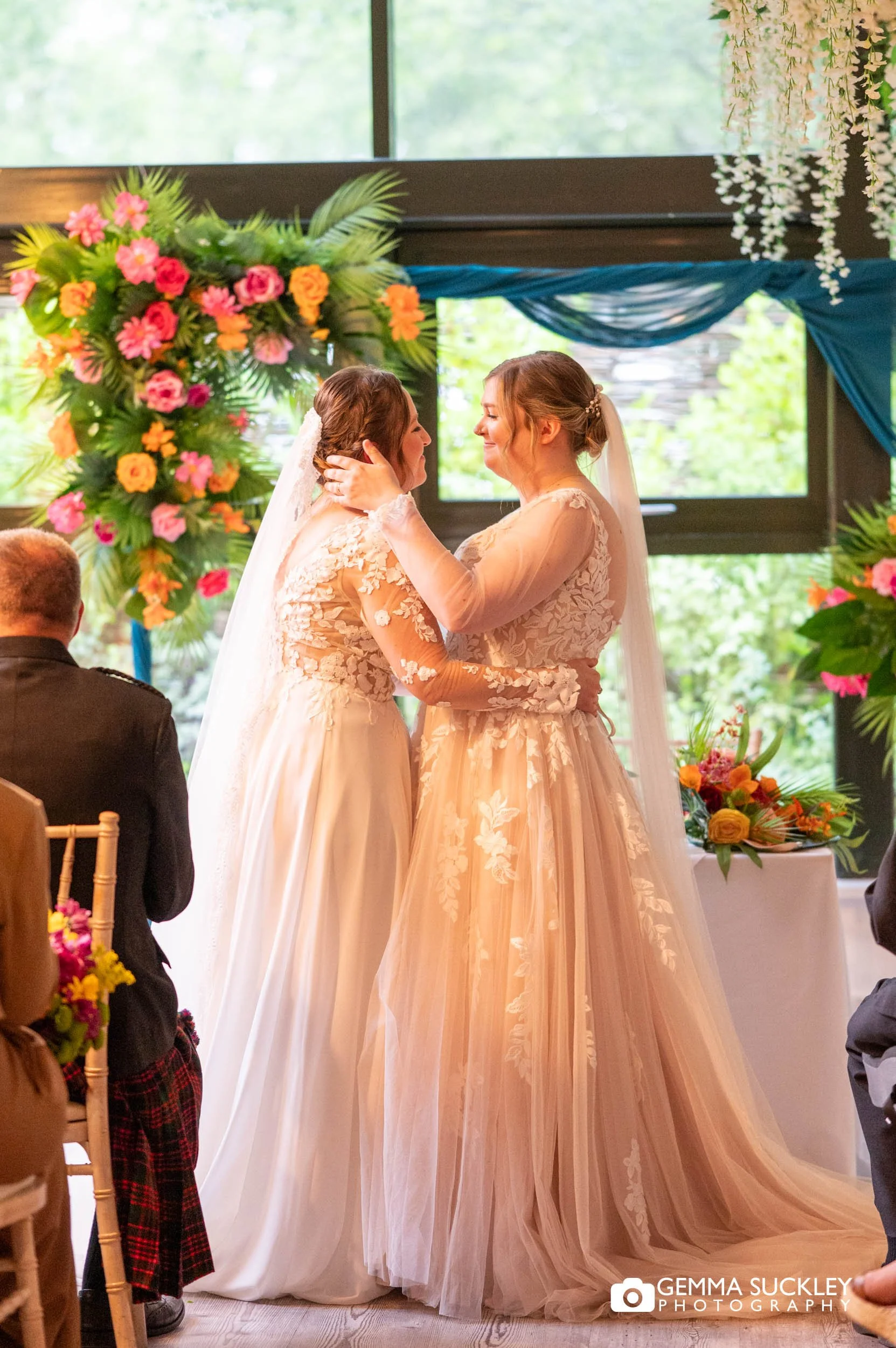 just married at chevin country park hotel