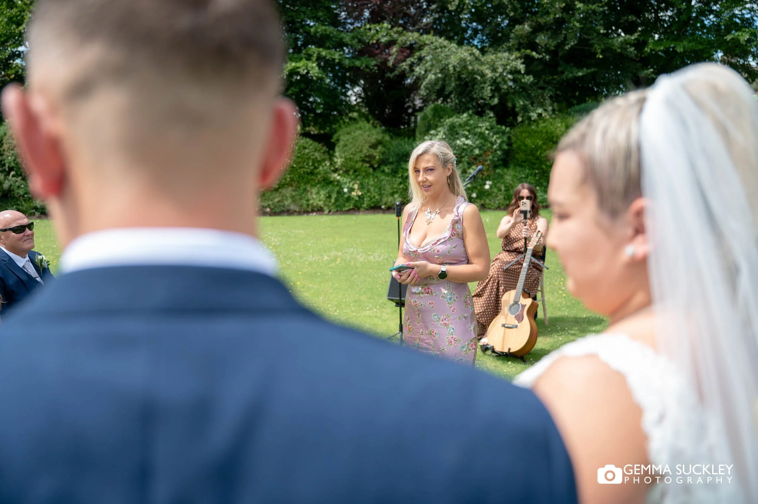 a reading at the falcon manor wedding ceremony