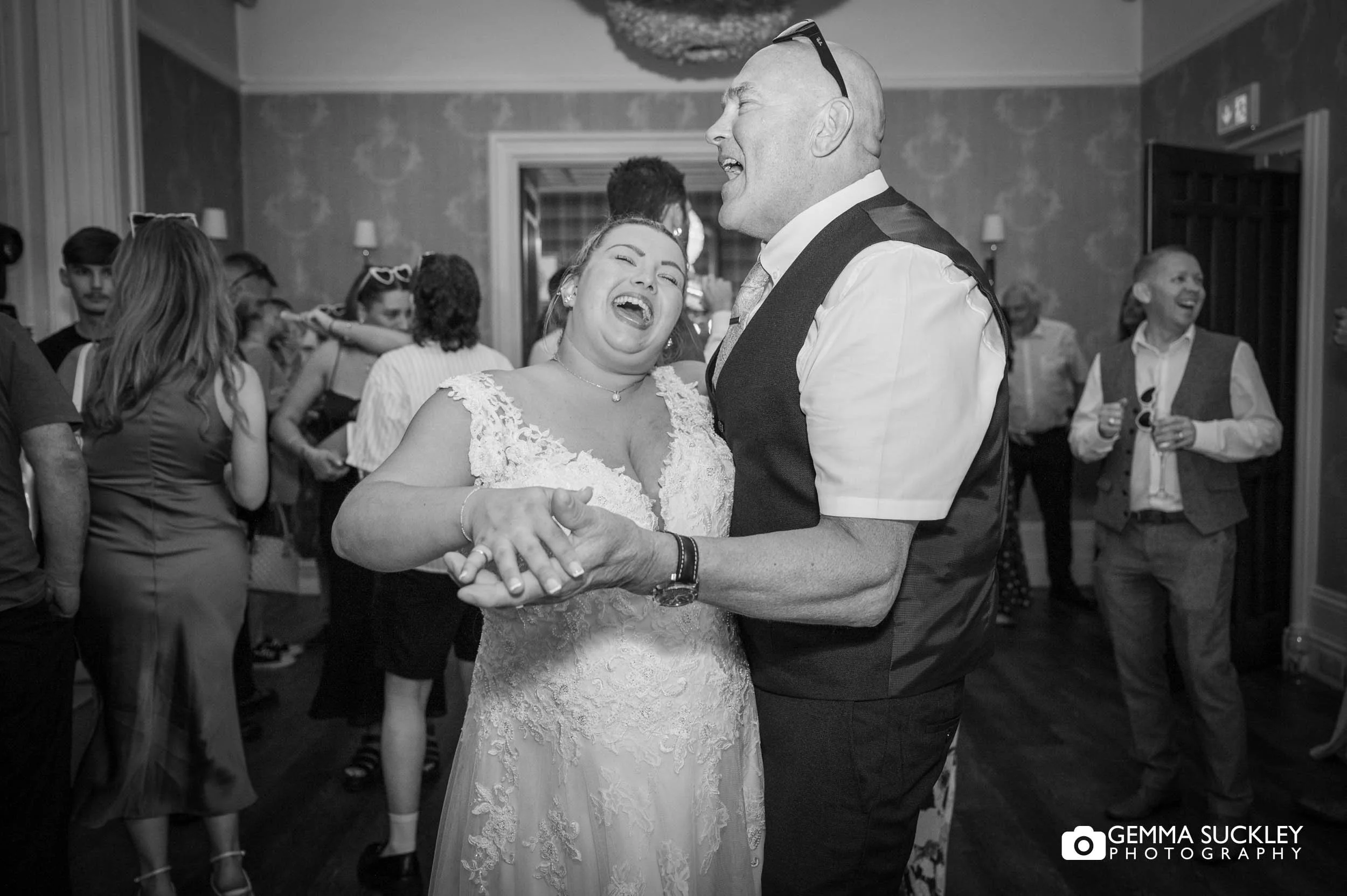 bride and father dance