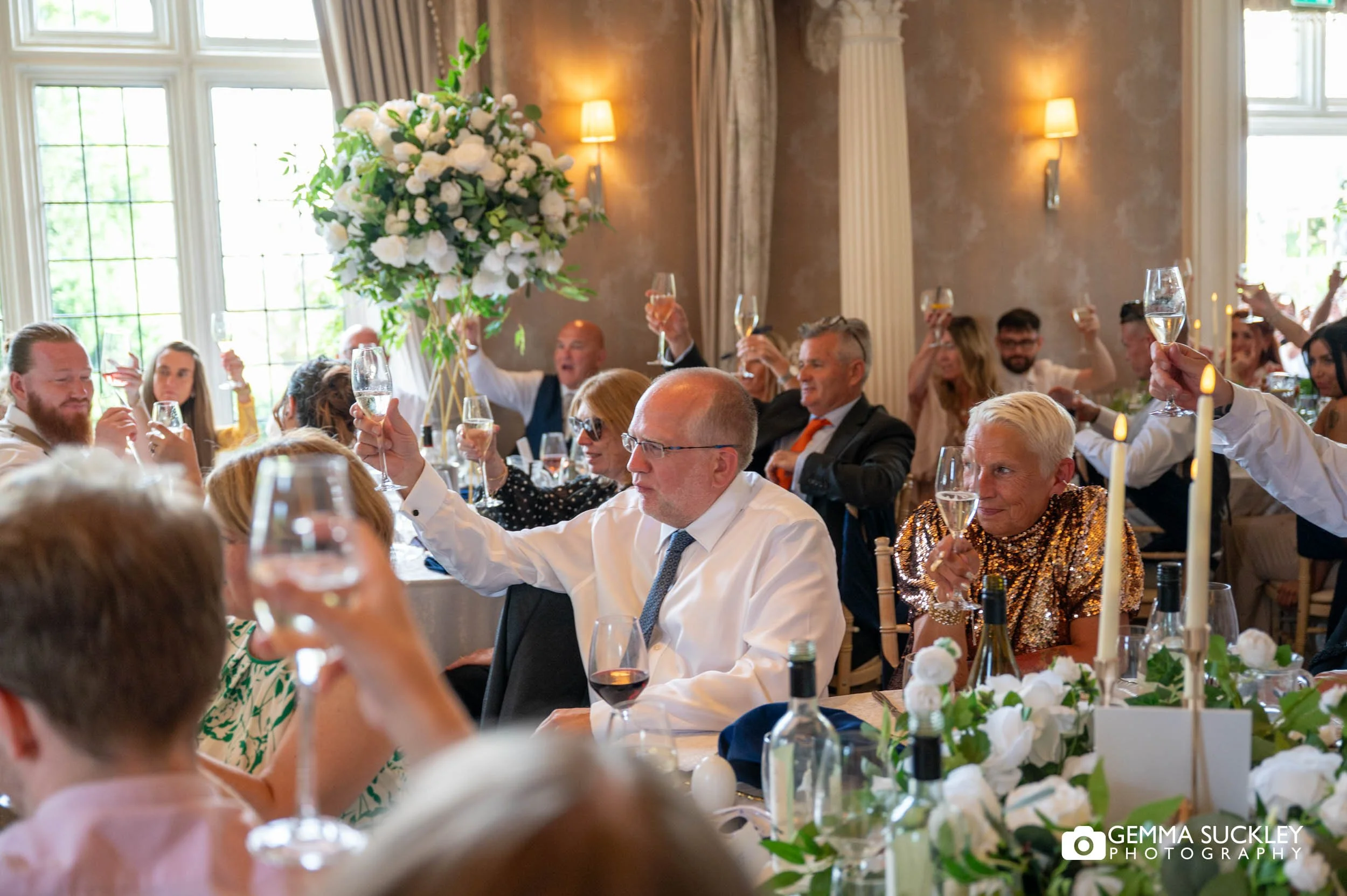 wedding guest toast after speeches