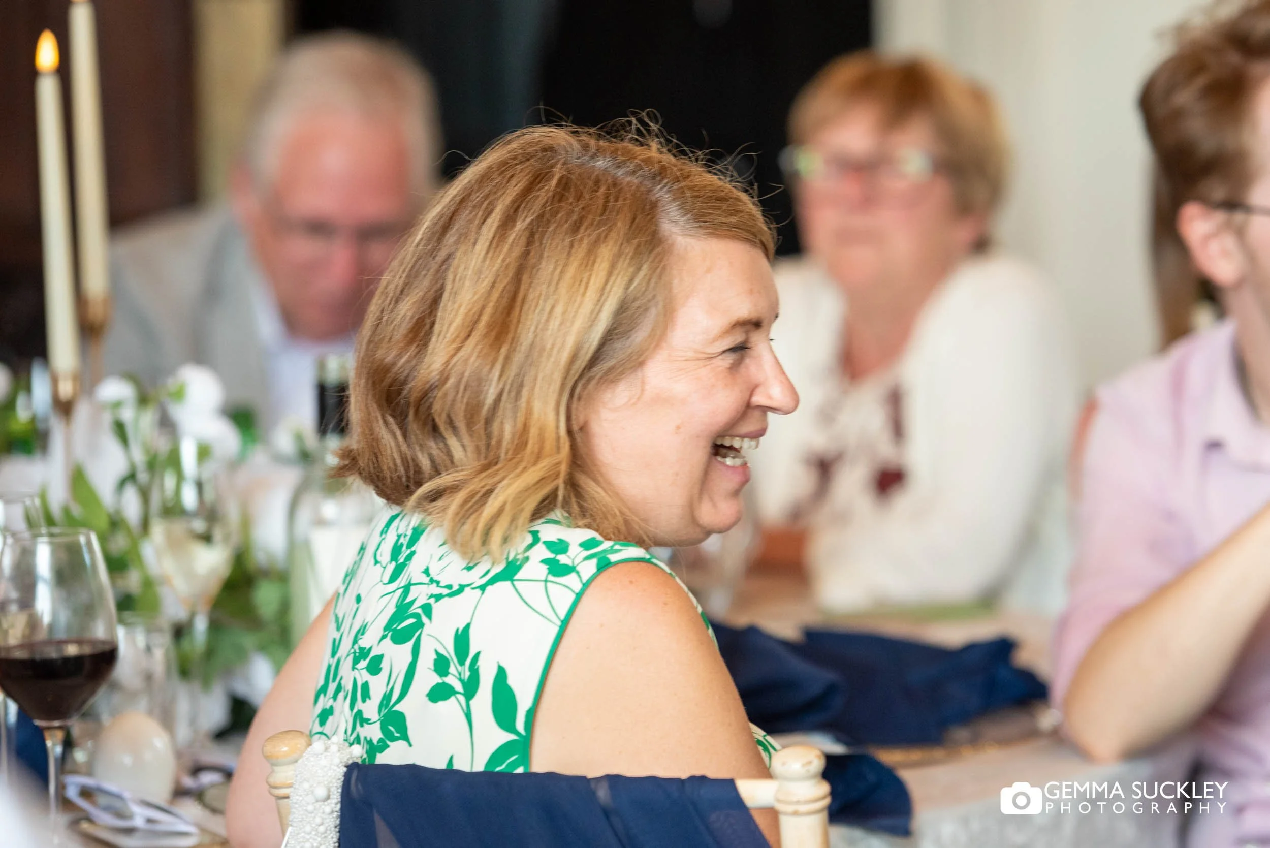 guests reaction to speech