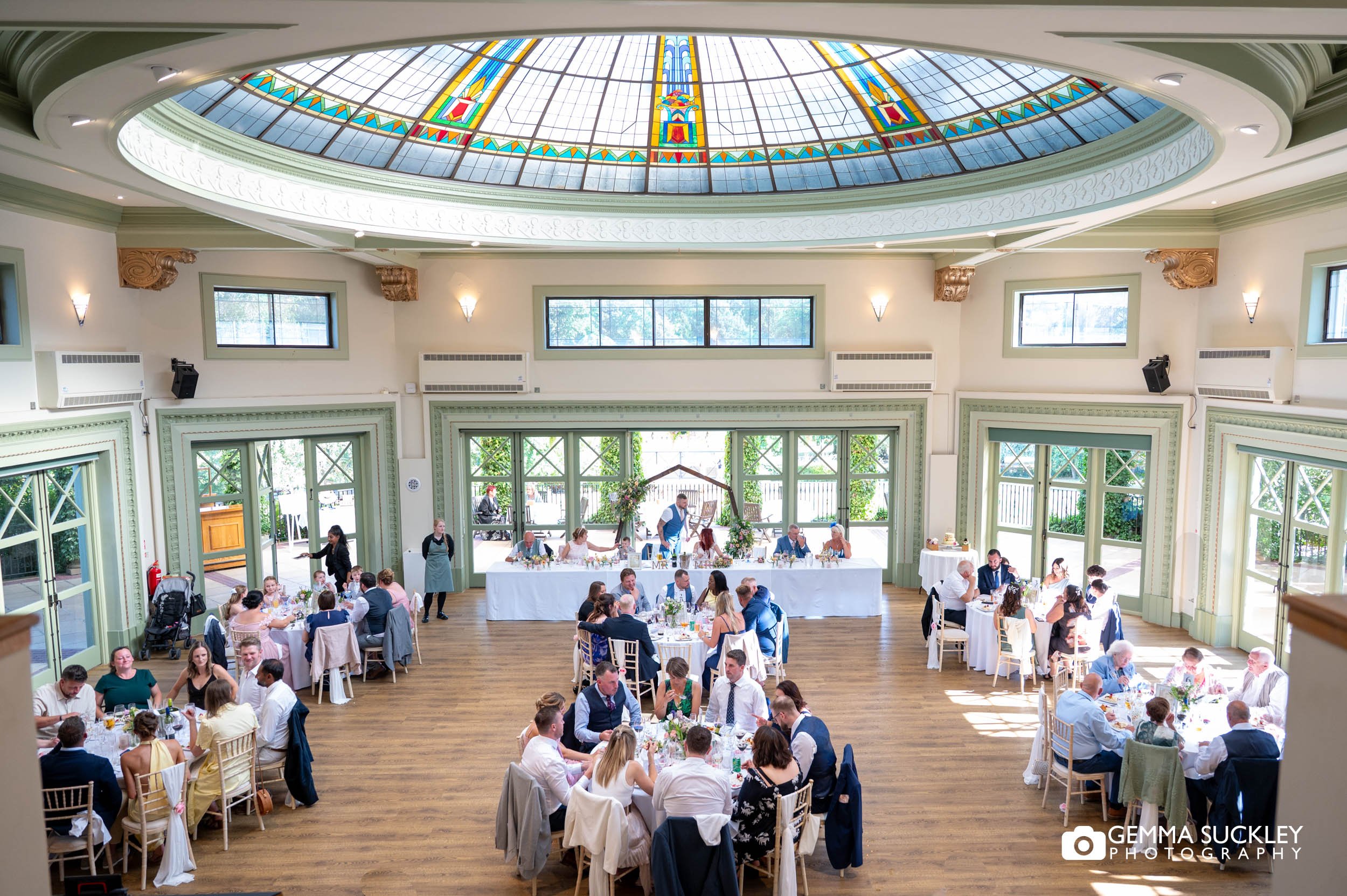 the full wedding at the sun pavilion