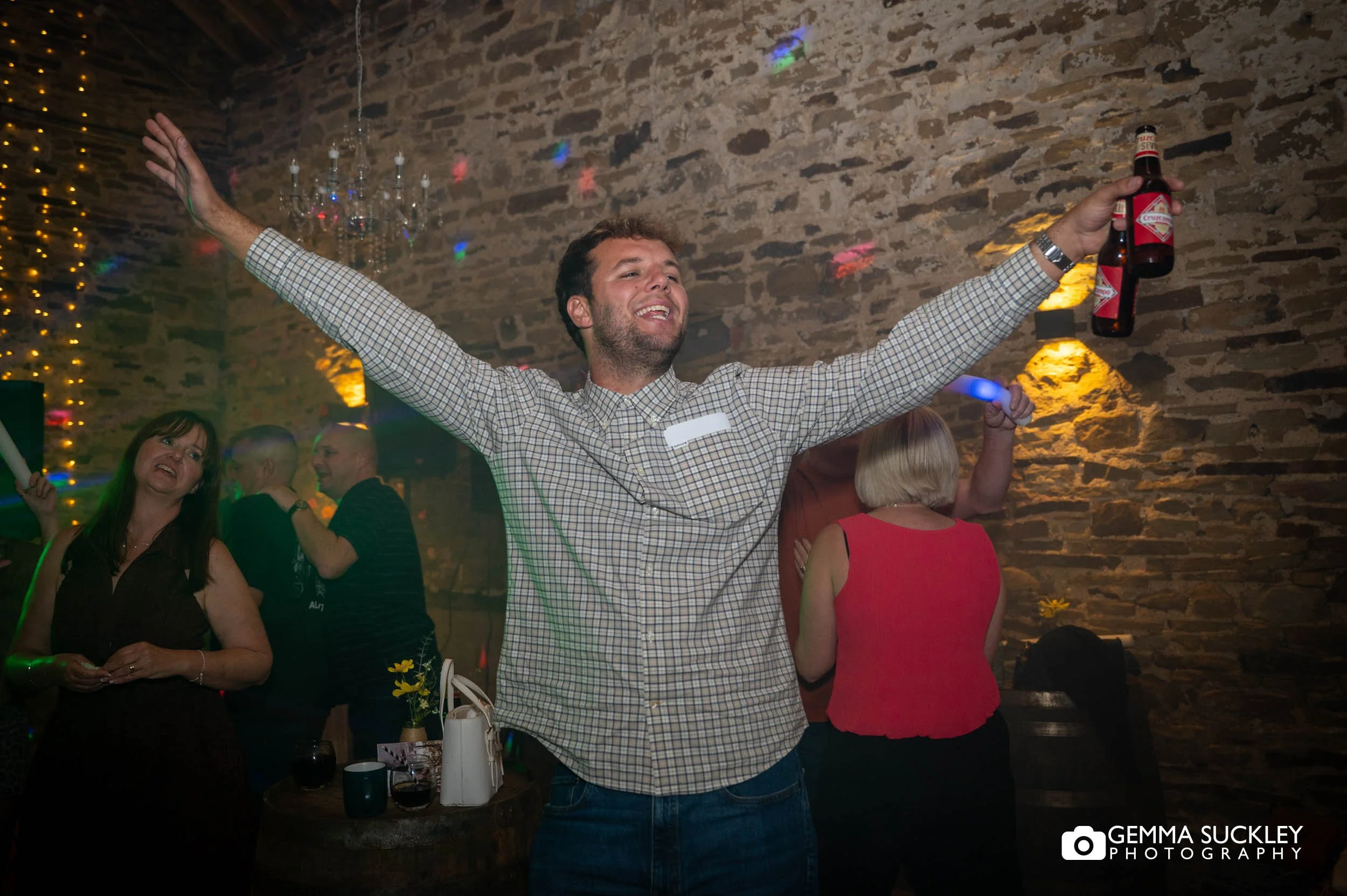 the groom on the dance floor