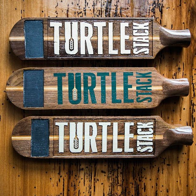 Local collaborations are my favorite. I have been fortunate enough to make  he tap handles for @turtlestackbrewery the newest brewery in La Crosse. What makes this collaboration even more awesome is that they are located just around the corner from t