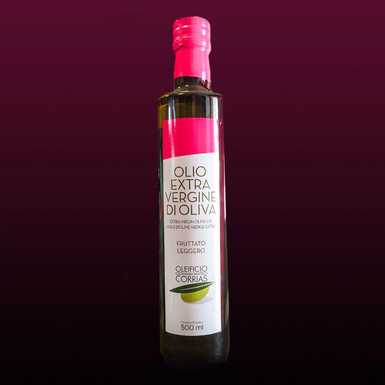 Olio Extra Vergine di Oliva Fruttato Leggero