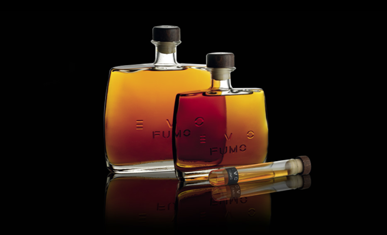 Grappa Riserva in Sigari di Vetro Fumo 30 cl