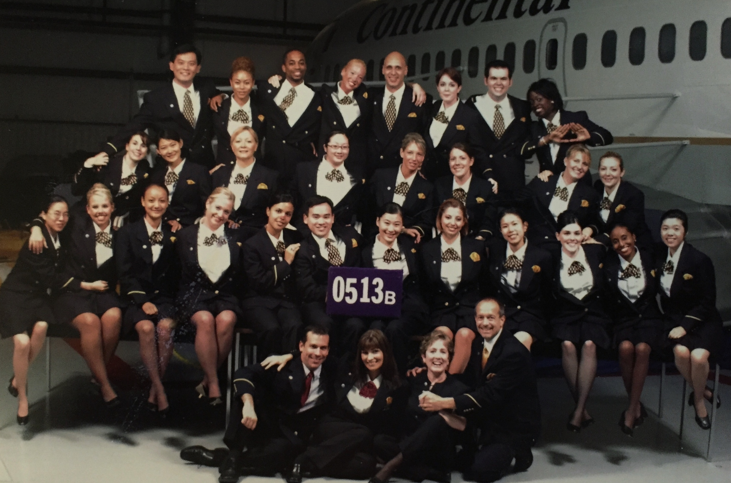 My flight attendant training class from 10 years ago!