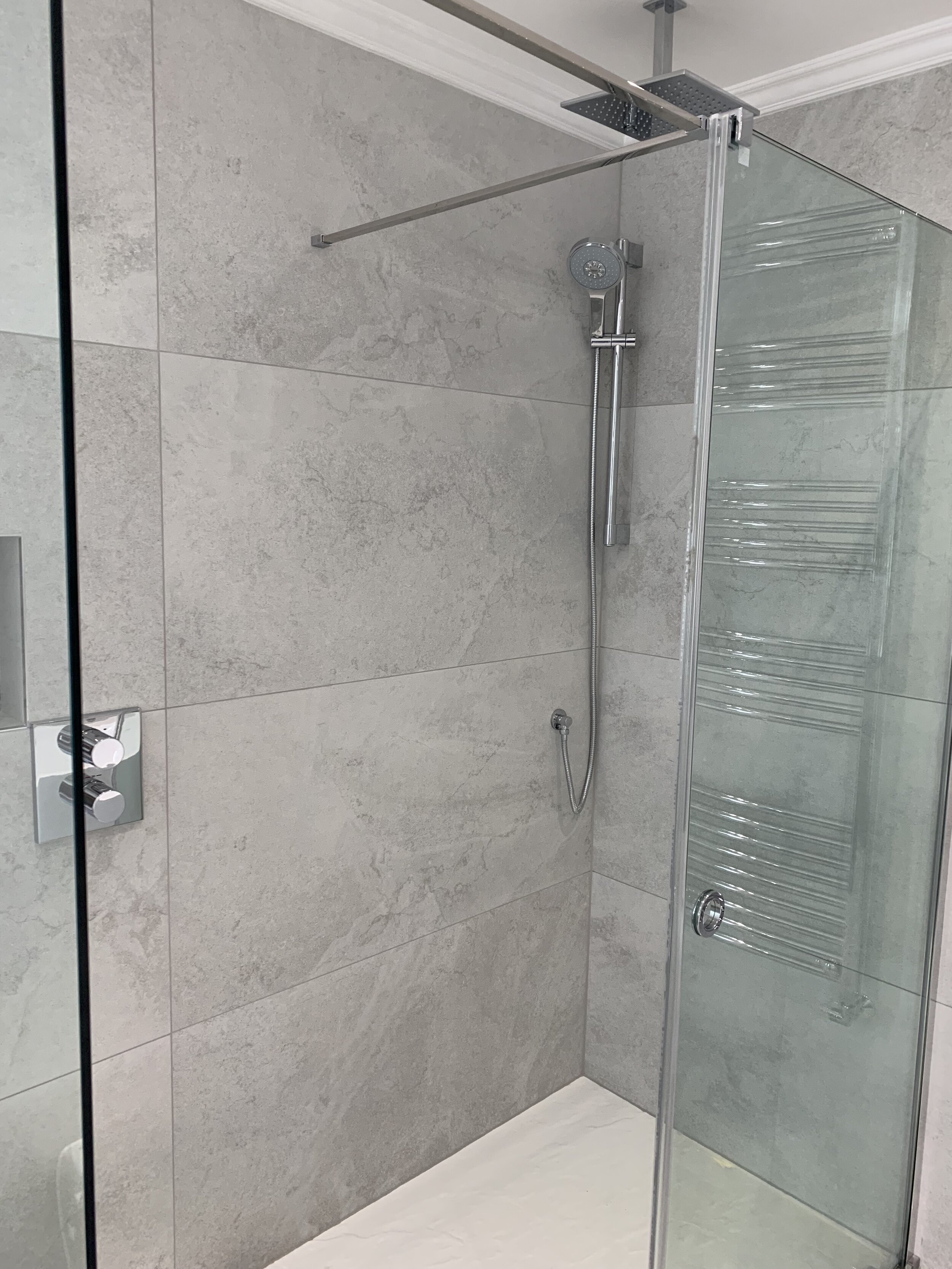 showers installed