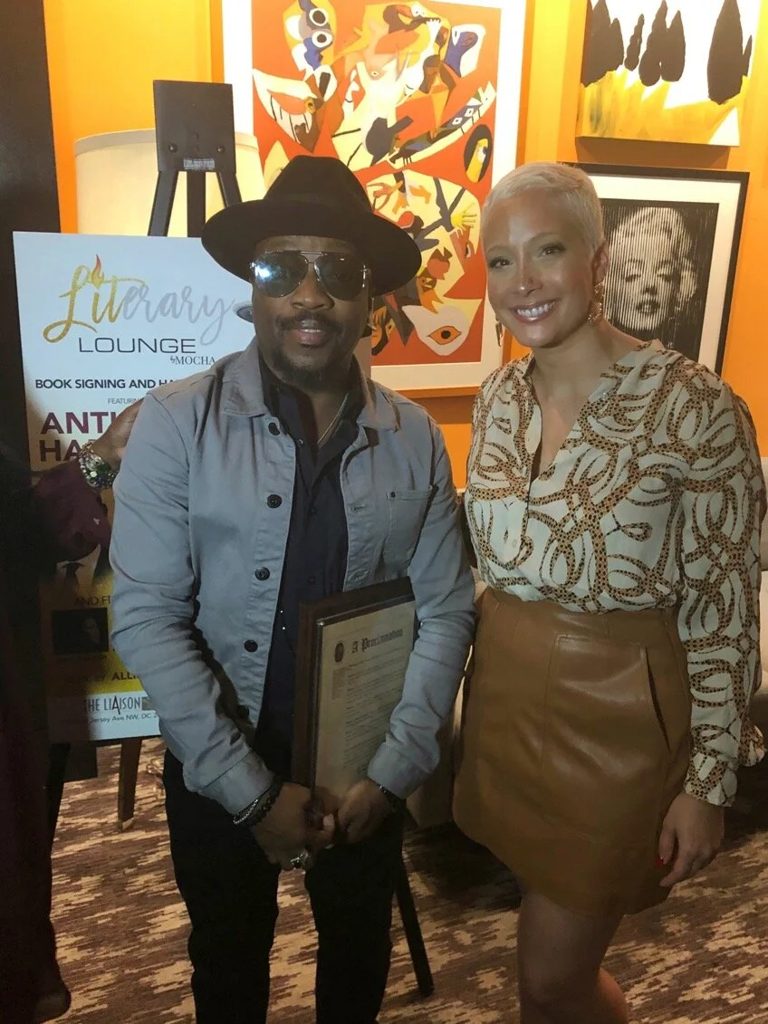 Allison Balanc with singer Anthony Hamilton