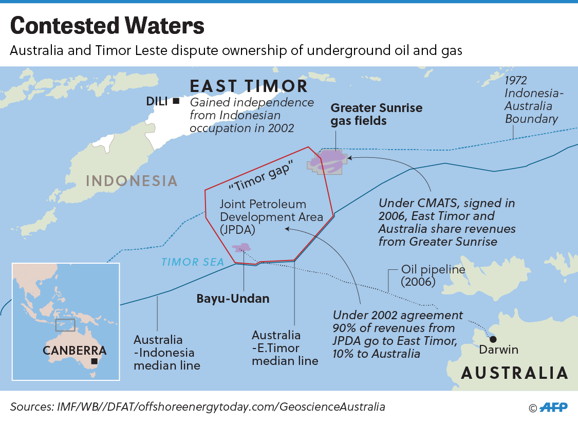 Source: (Cook, 2017), New dawn on Greater Sunrise energy dispute; obtained from http://www.atimes.com/article/new-dawn-greater-sunrise-energy-dispute/