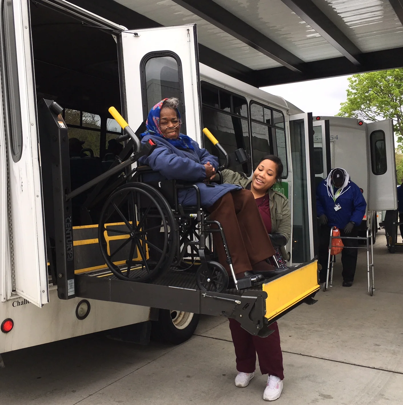 PCA and Participant getting on bus.jpg