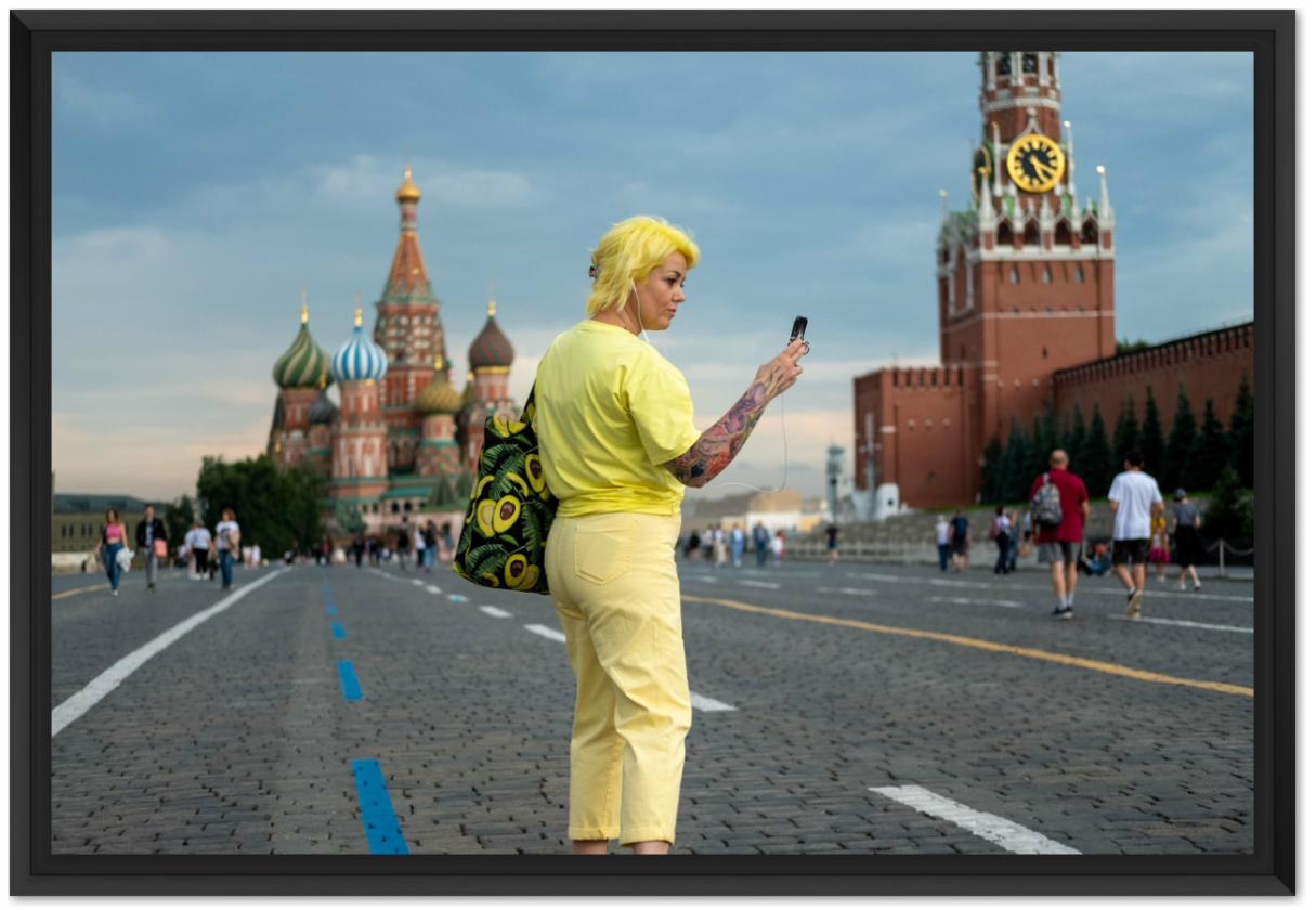 Yellow Woman on the Red Square [Russia 2021]