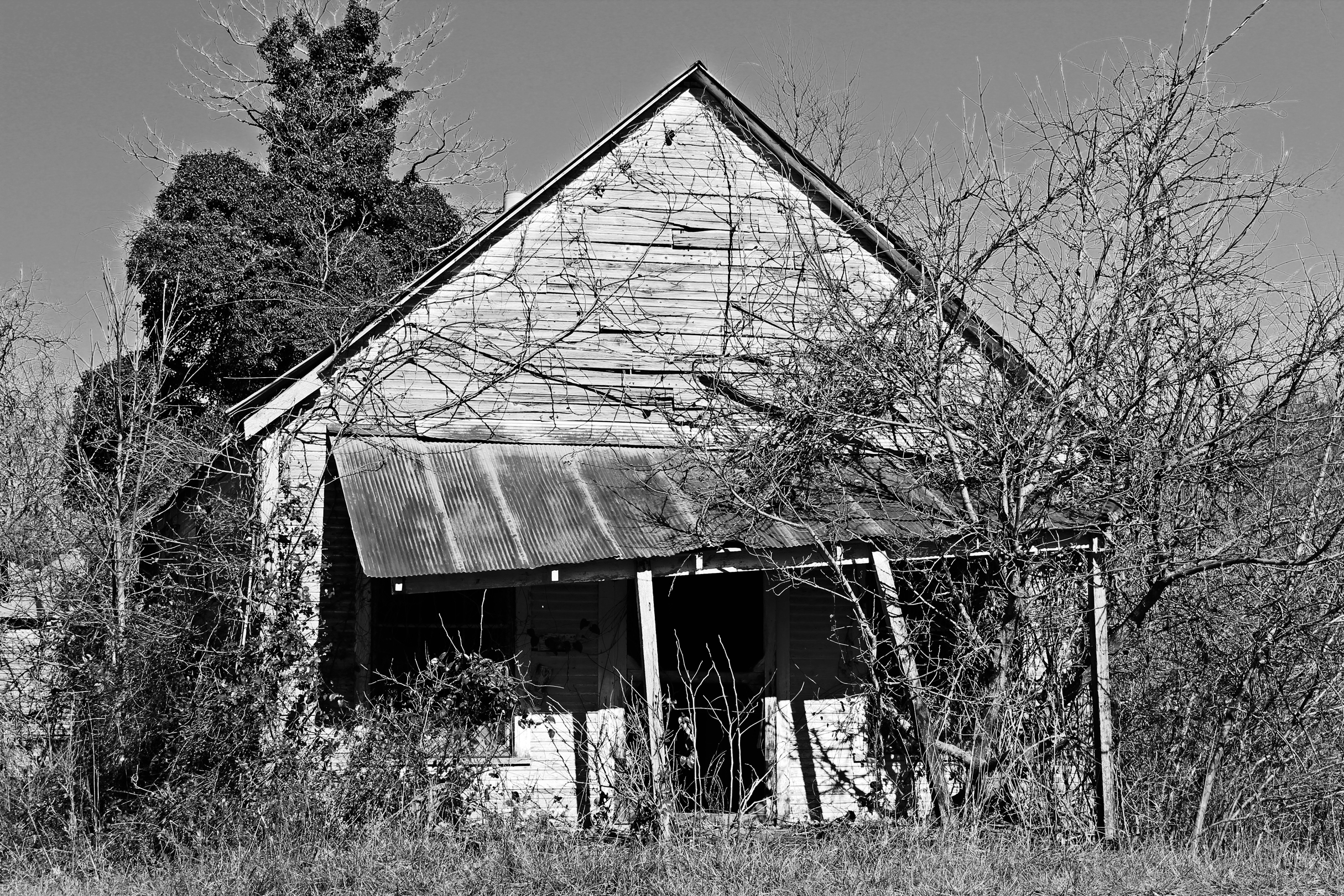    Red Star Store  , 2014. Red Star, Madison County, AR. B&amp;W HDR digital image. 