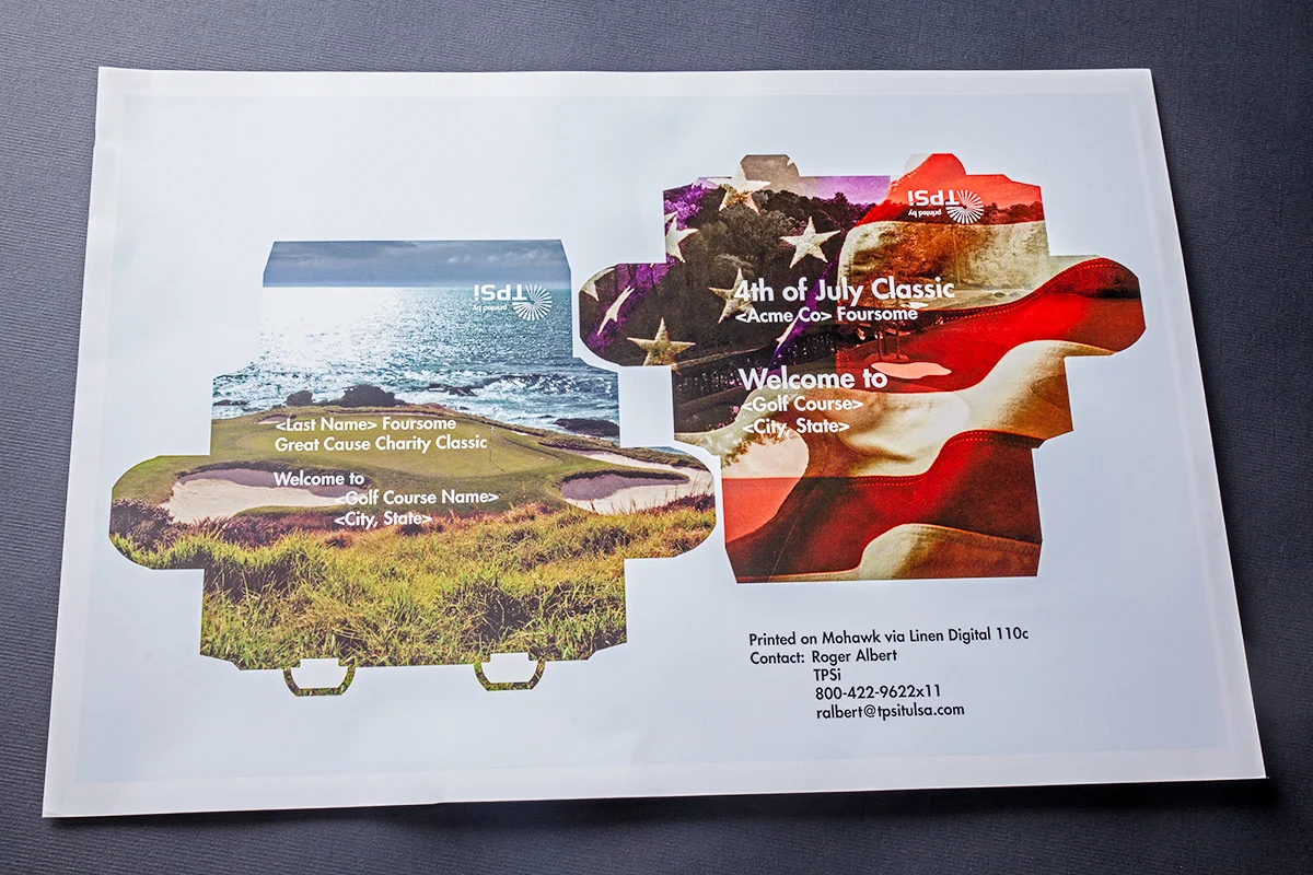 Variable Content Printed Golf Ball Boxes w/ 24-48 Hour Turn Times