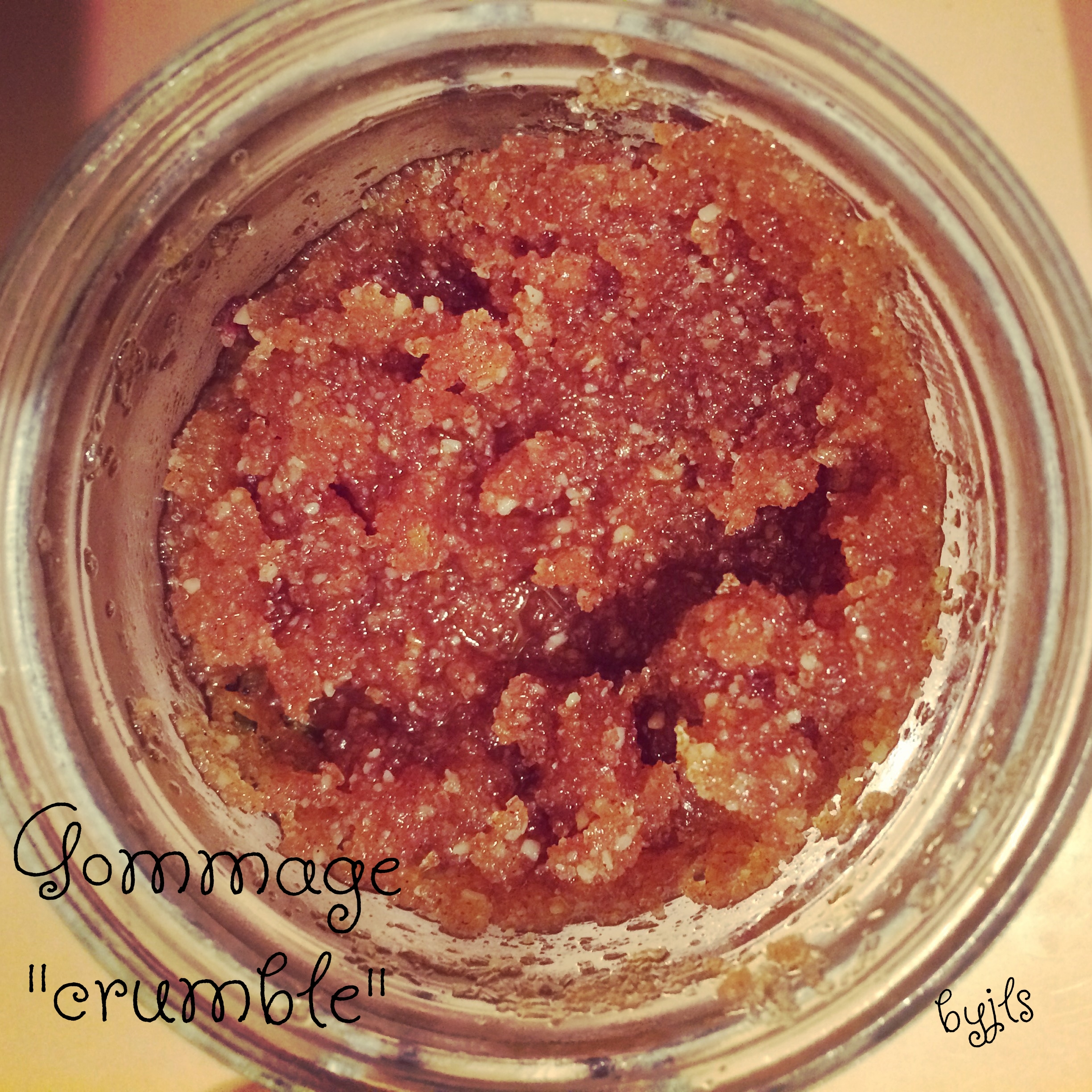 Gommage "crumble" au sucre