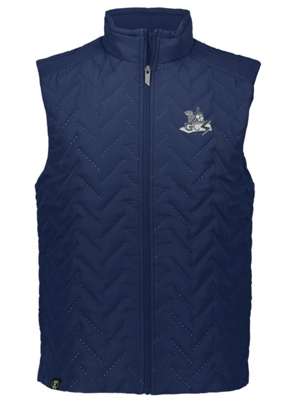 Greenwich Catholic Men's Navy Quilted Vest