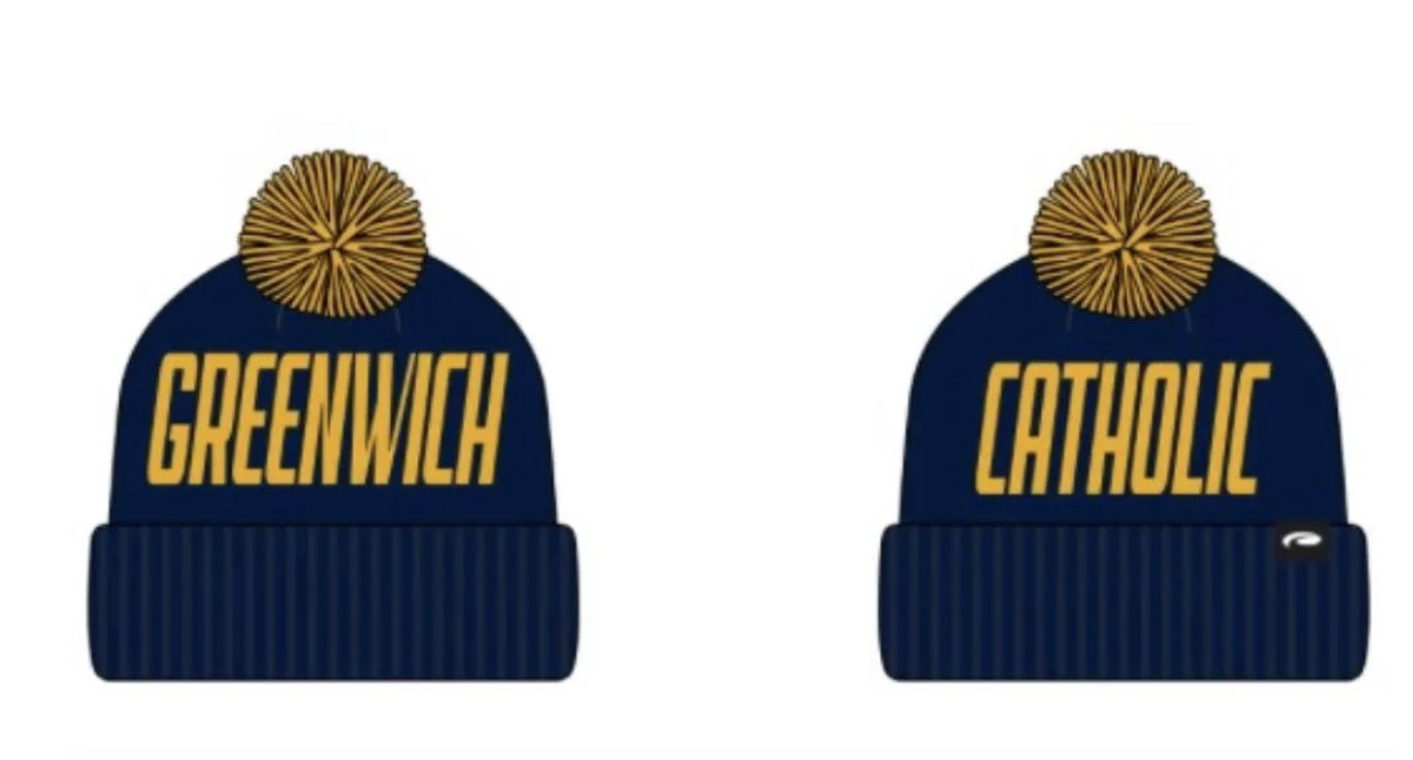 Greenwich Catholic Pukka Cuffed Knit Cold Weather Winter Beanie