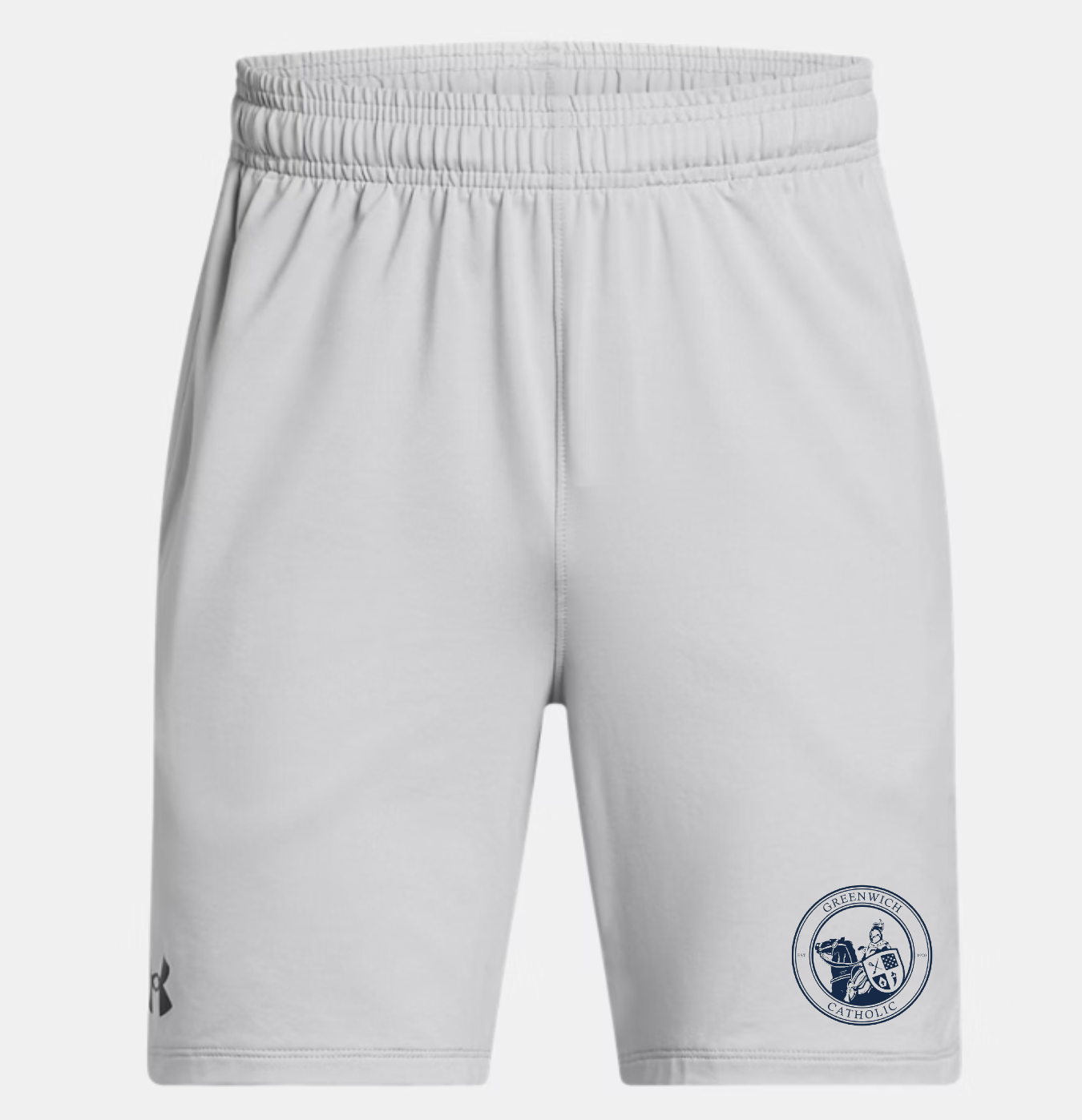 Greenwich Catholic Gray Under Armour Shorts