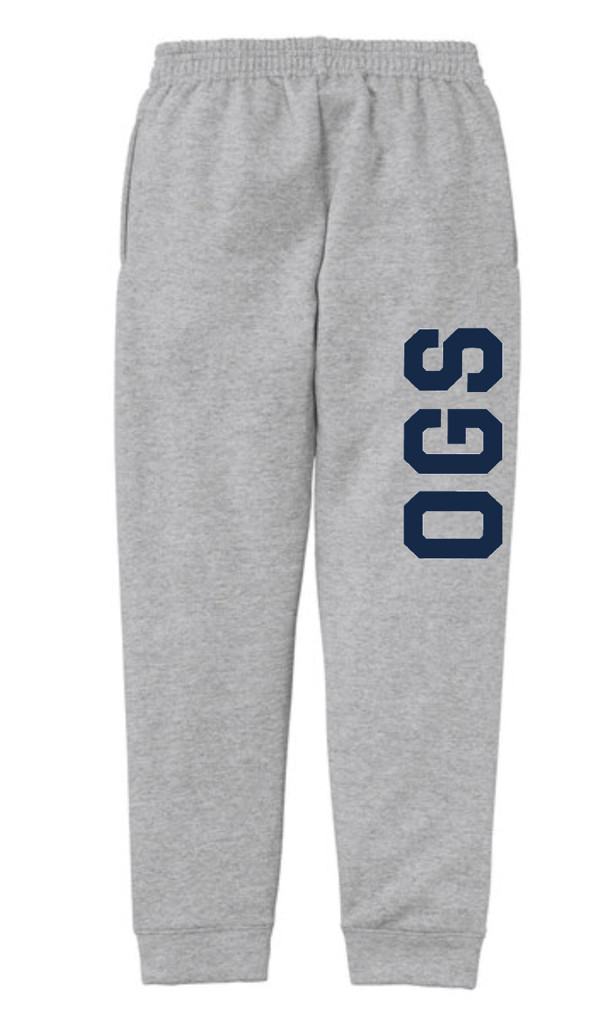 Old Greenwich School Gray Joggers