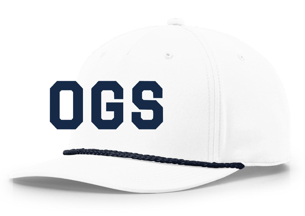 Old Greenwich School White Rope Hat