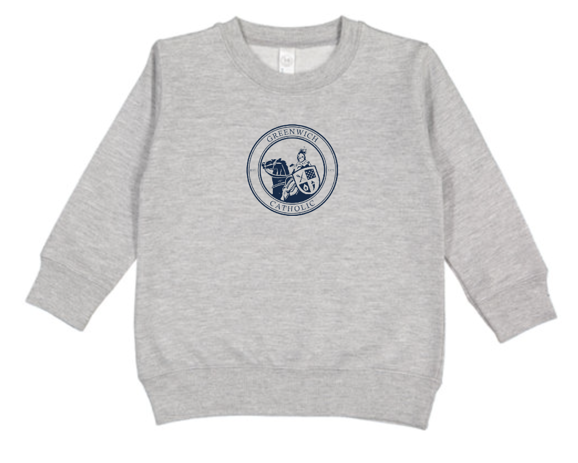 Greenwich Catholic Gray Toddler Crewneck