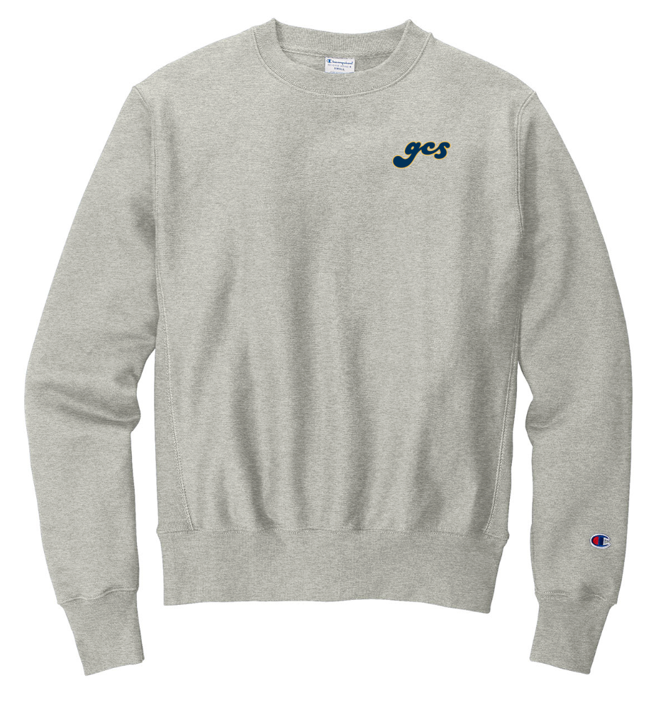 Greenwich Catholic Gray Child of God Embroidered Sweatshirt **Personalization**