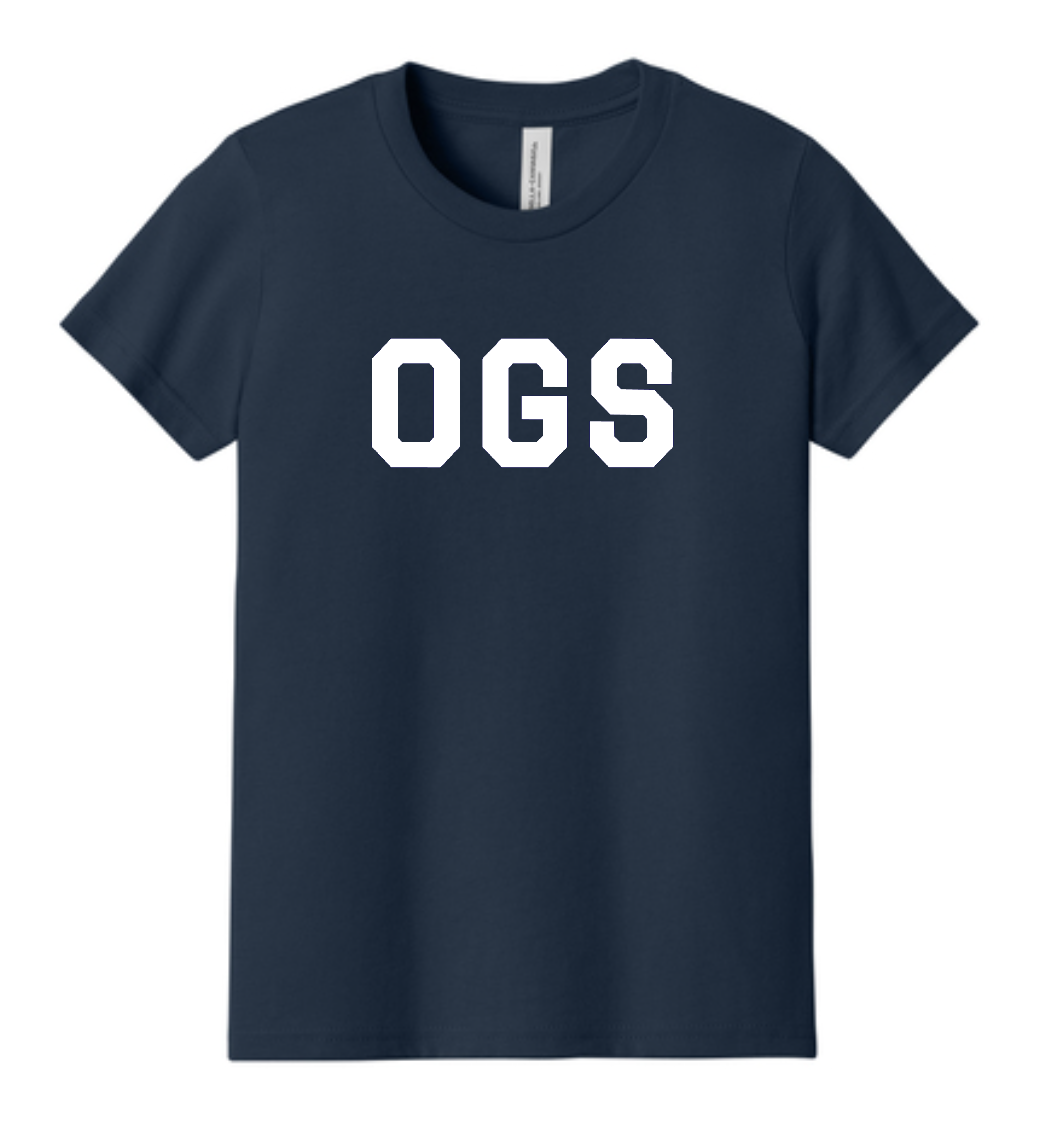 Old Greenwich School Navy Tee