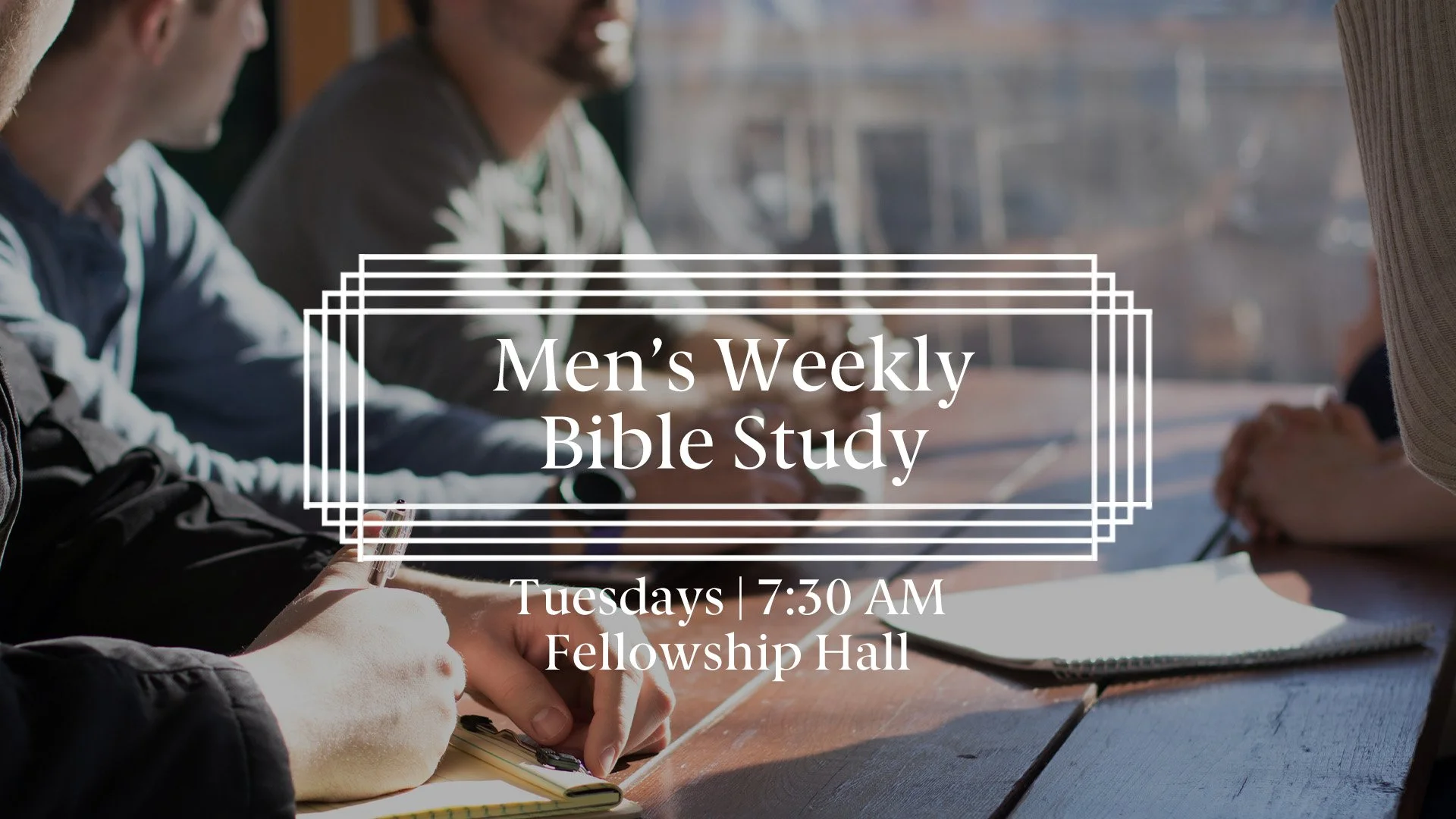 Men’s Bible Study