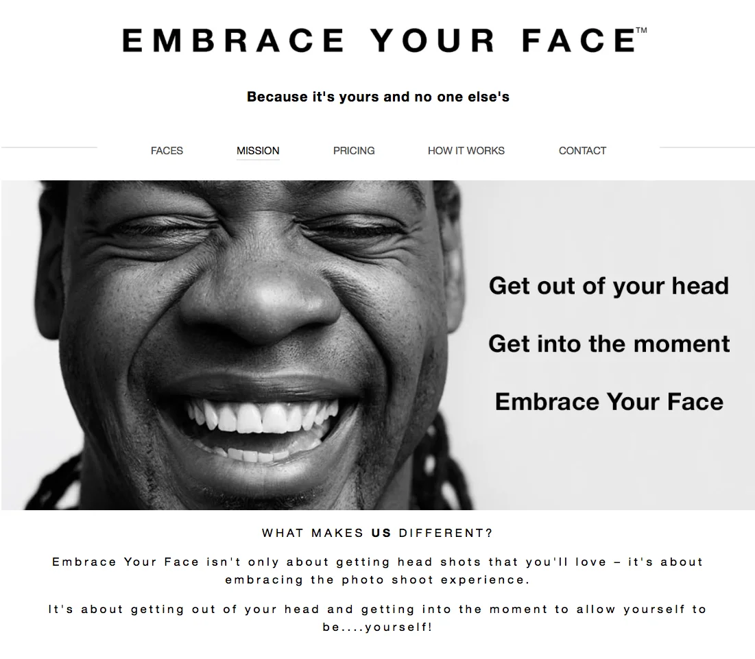 EMBRACE YOUR FACE MISSION 