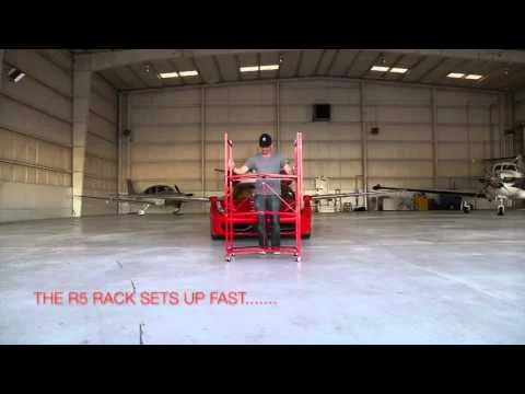 Origami R5 Rack Ferrari Red Set up Video