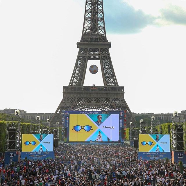 From a summer shoot. My shot is the still life (sunglasses on yellow). @polaroideyewear #eiffeltower #paris #sunglasses