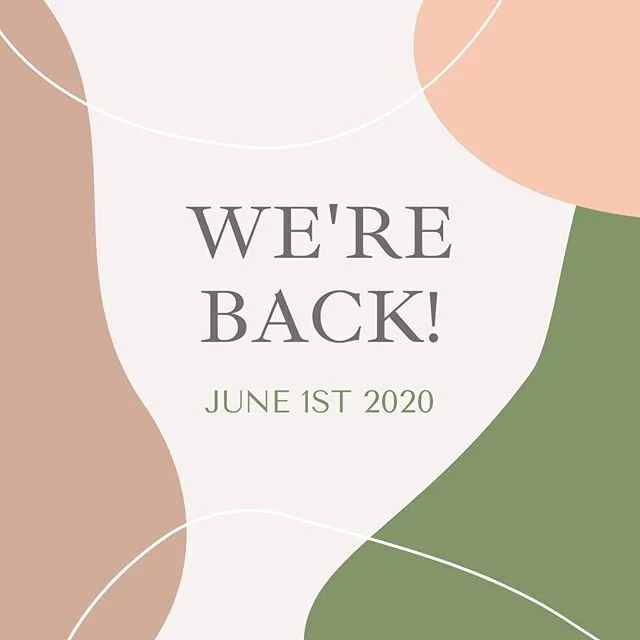 We&rsquo;re back June 1st and we can&rsquo;t wait to see you! We will be accommodating all of our guests that missed appointments in March, April, &amp; May. If you have requested an appointment, please wait for it to be approved or rescheduled. Our 