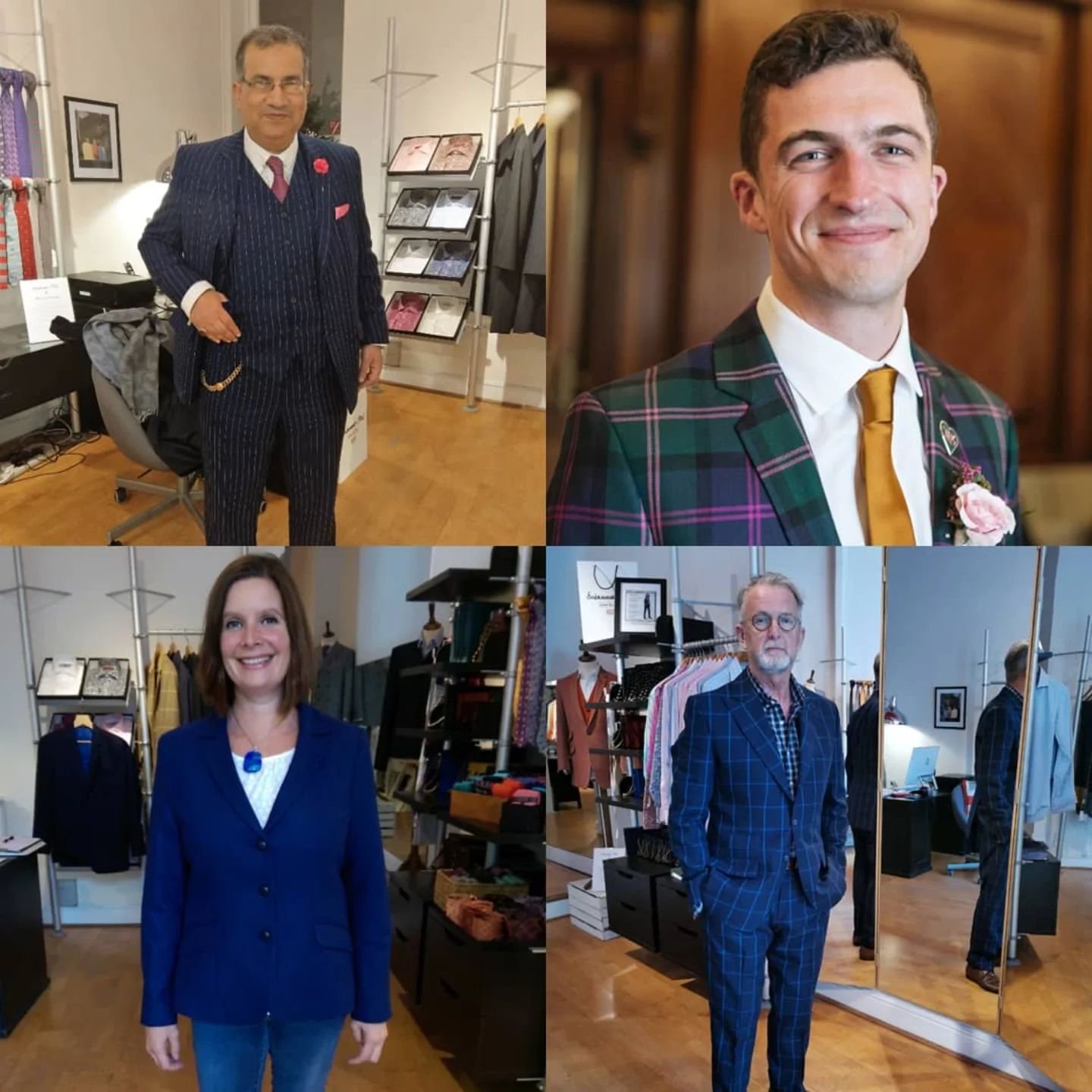 A wonderful collage of goodies for your delectation. 🤓

#Bespoke #menswear #womenswear #Style #Design #clerkenwell #handmade #inspiration #tailoring #Britishmade #colourpop #lgbtqia #choice #quality #wool #Britishbespoke