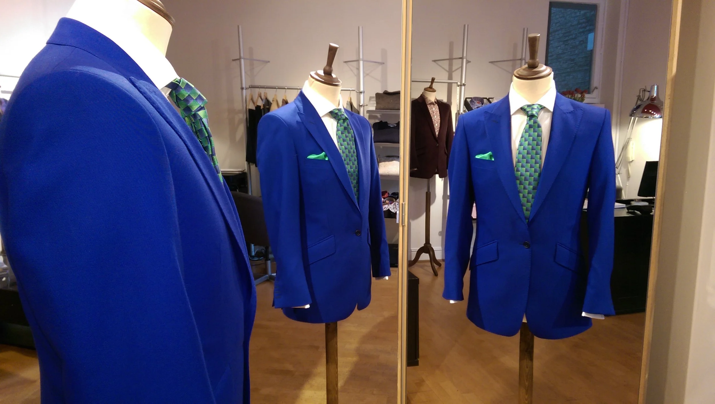 Blue Harrisons with green AH tie mirror shot.jpg