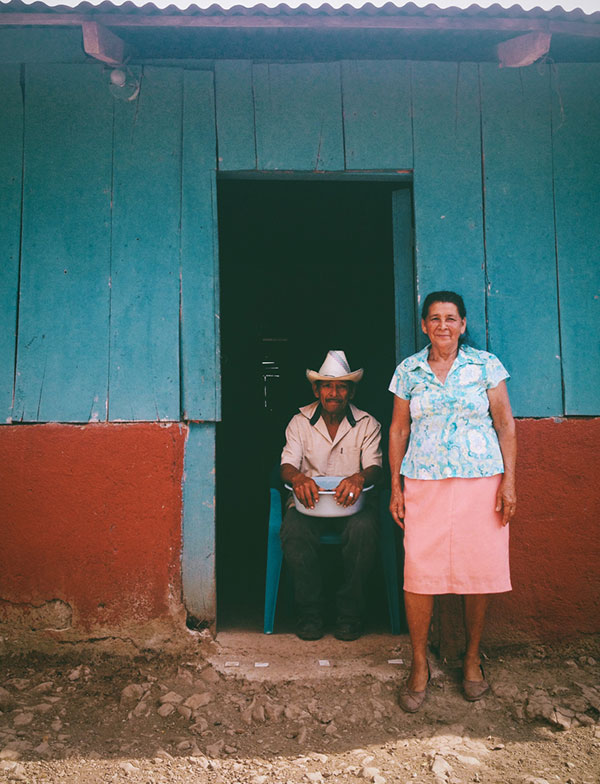Domatila and her husband at their home outside of Camuapa, Nicaragua. May, 2014. Photo by Stevi Lynn