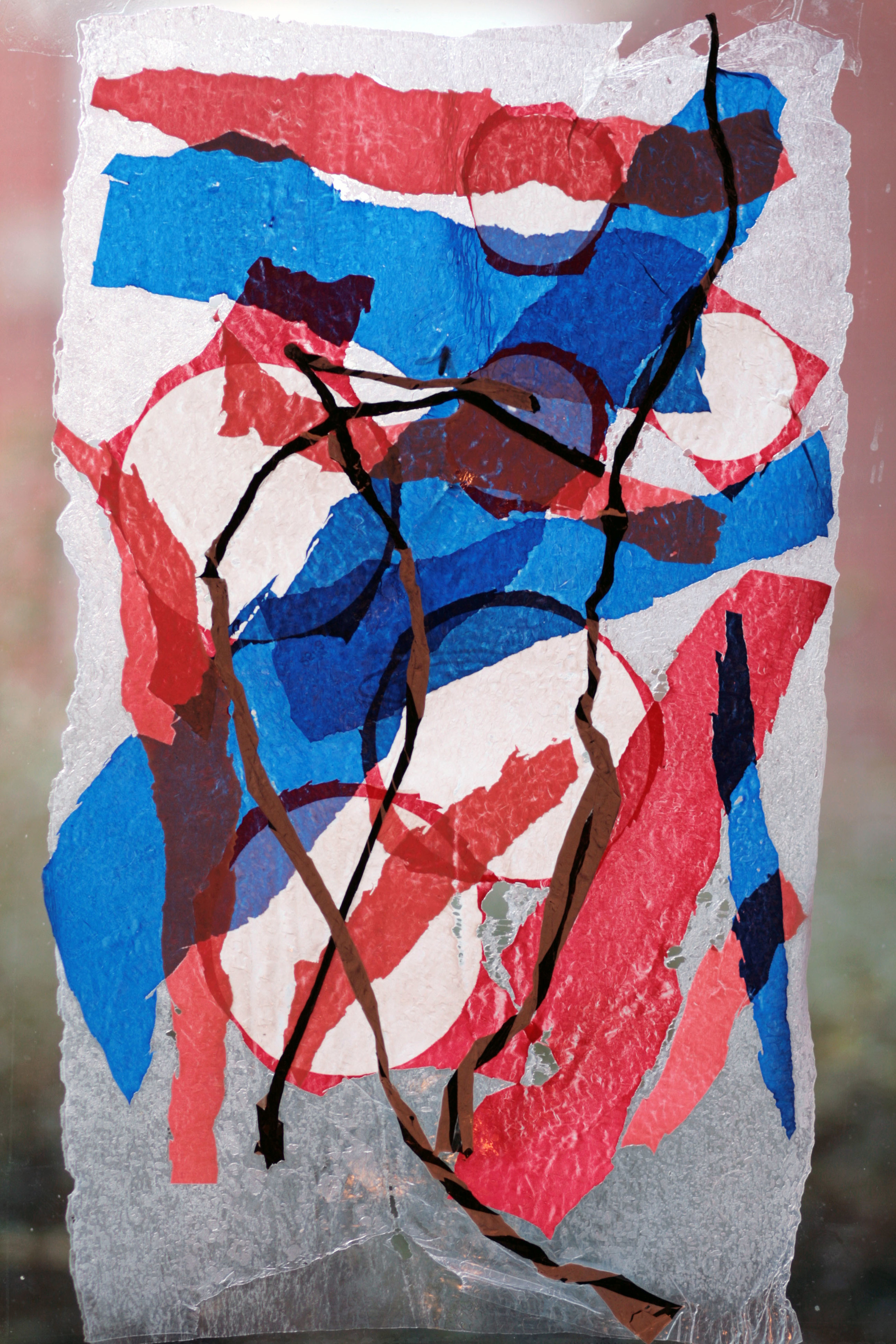 Fused plastic composition.