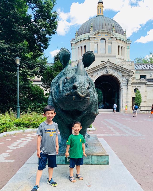 A perfect Sunday at the #bronxzoo #nyc #nycweekend #zoo #kidfriendly #thingstodoinnyc #beautifularchitecture